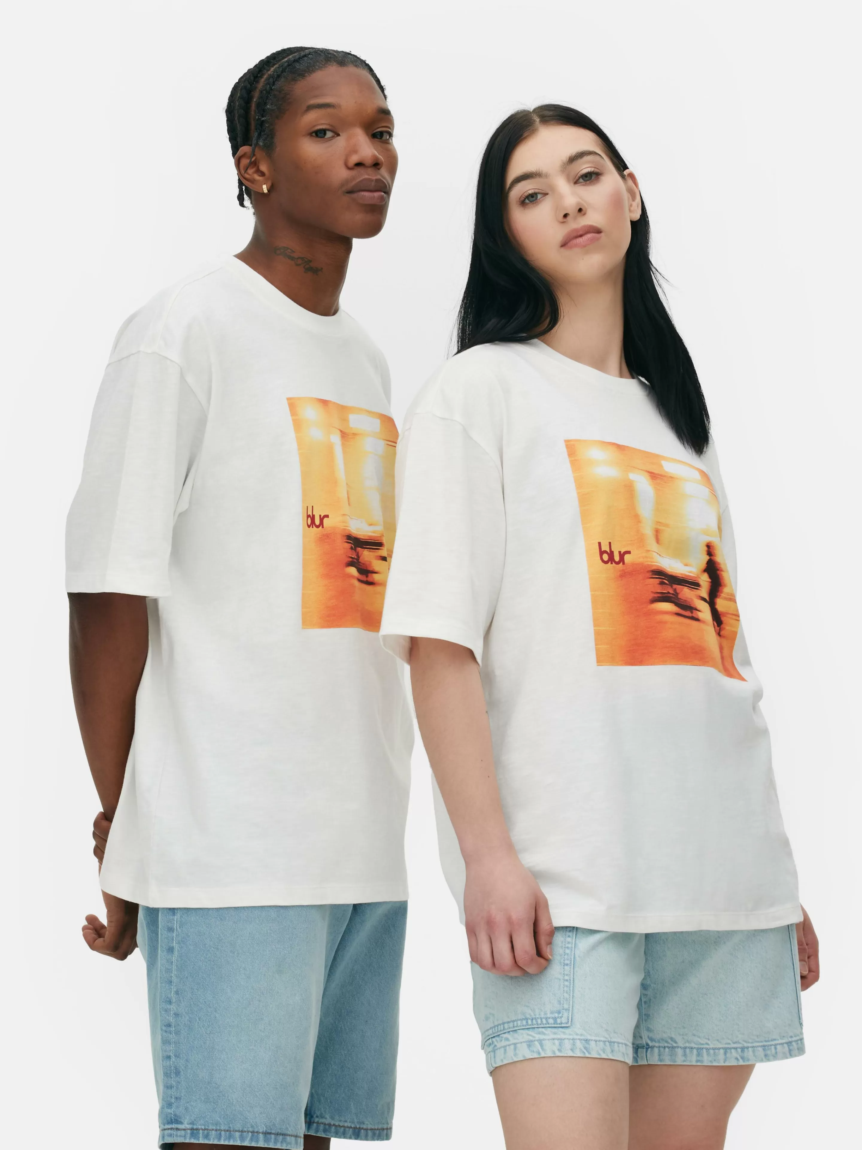 T-shirt De Groupe Blur-Primark Online