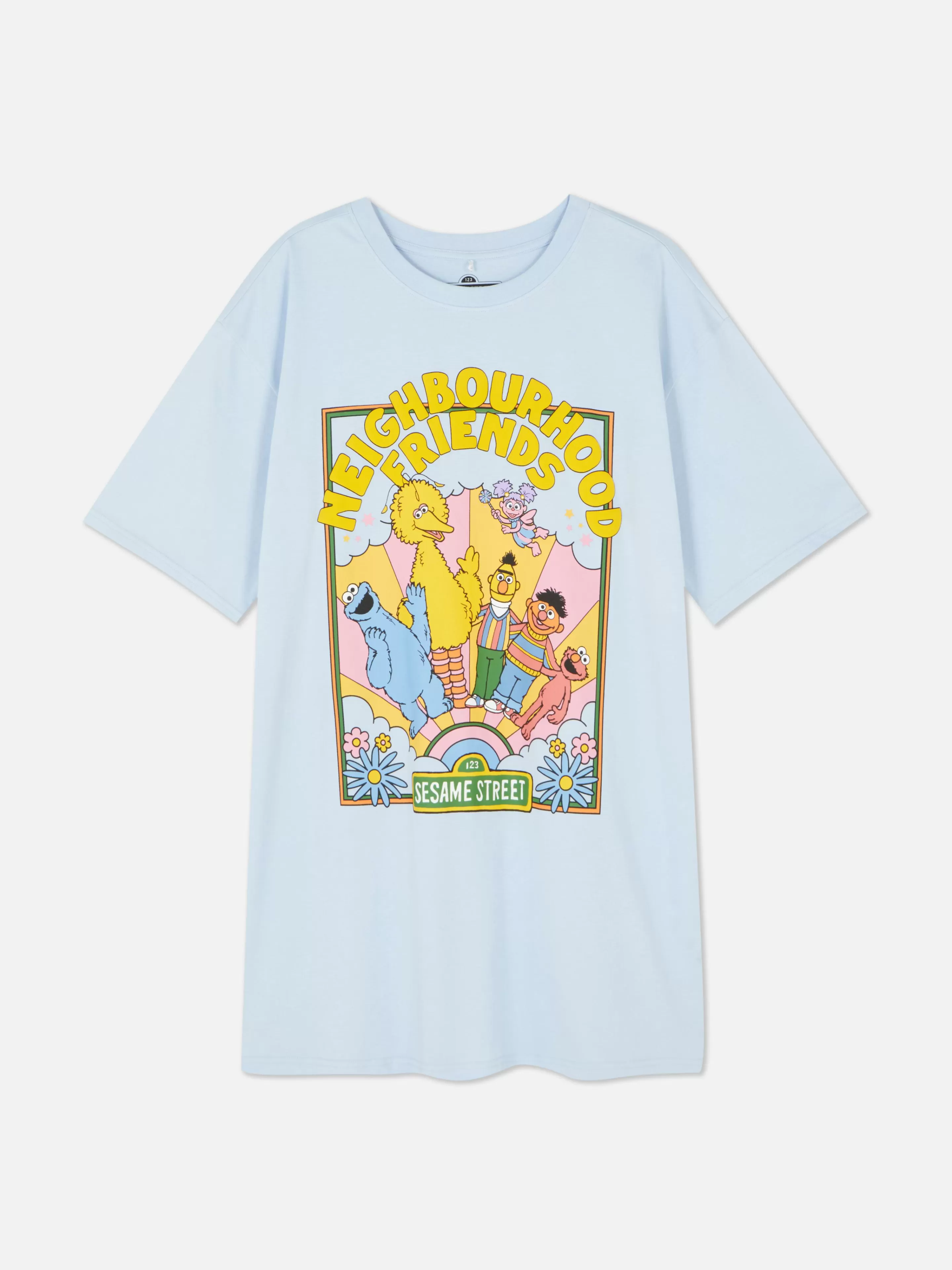 T-shirt De Nuit Long Oversize 1, Rue Sésame-Primark Best Sale
