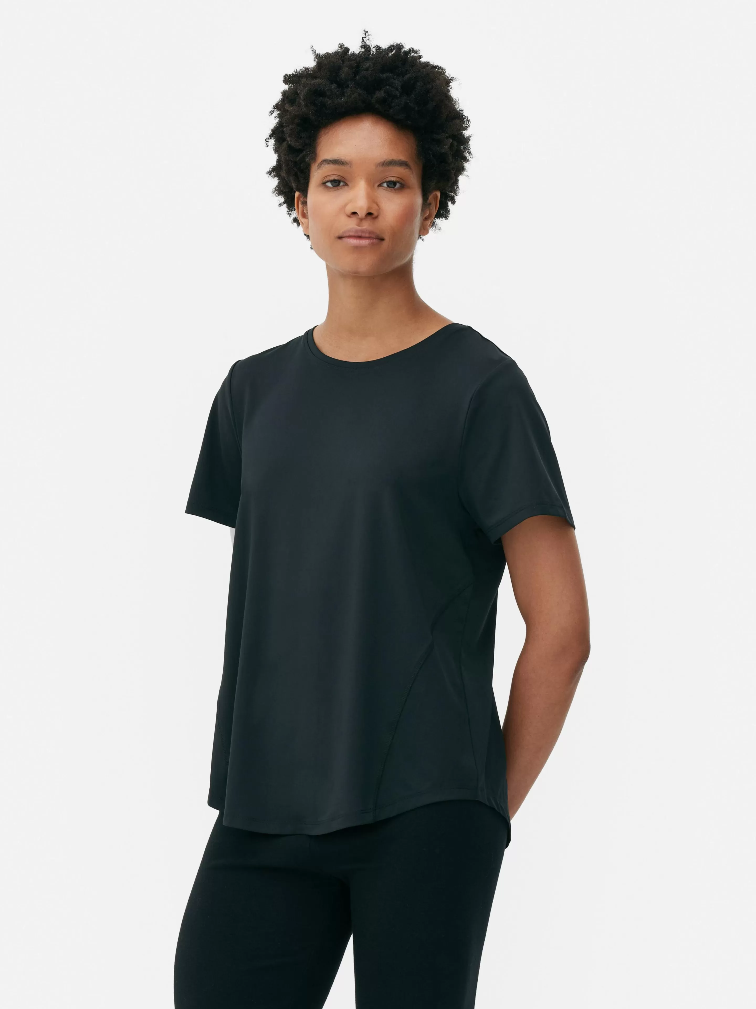 T-shirt De Sport à Col Ras-du-cou-Primark Hot