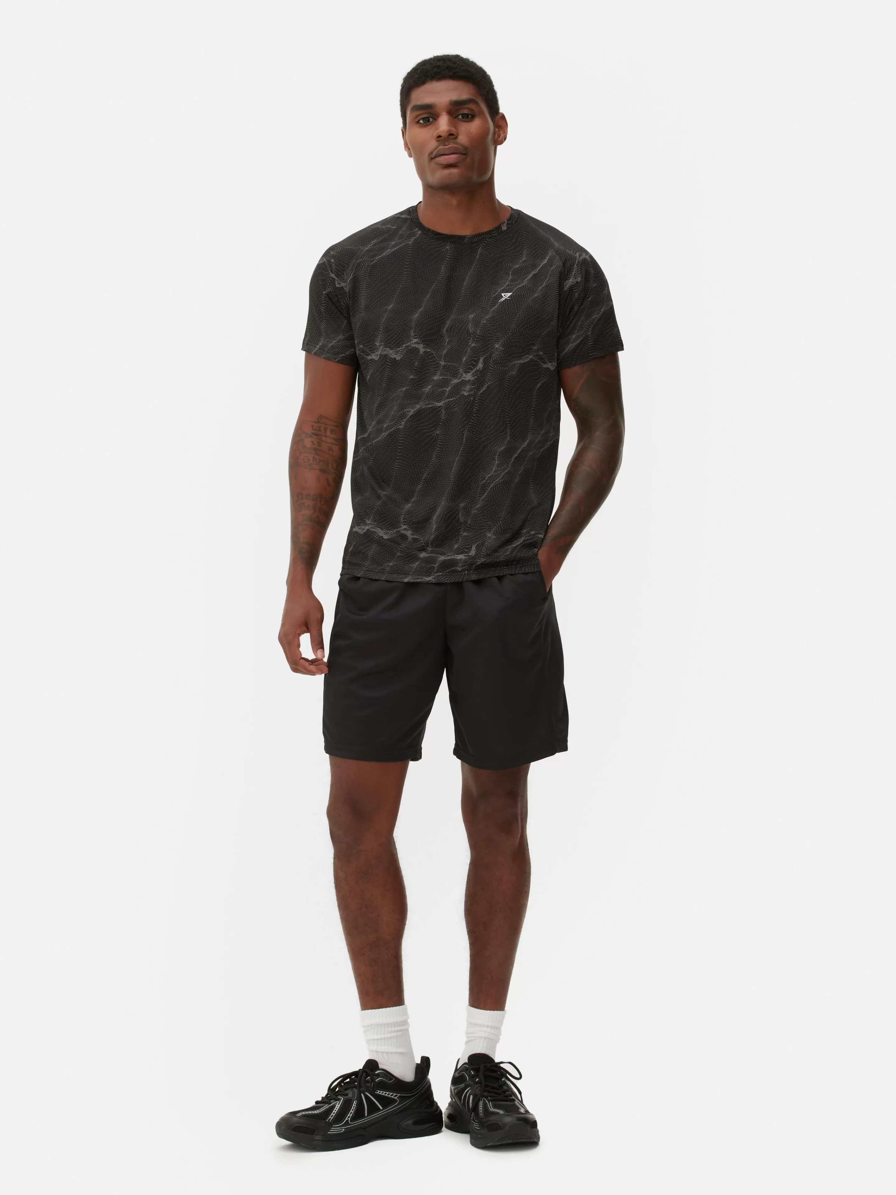 T-shirt De Sport à Motif-Primark Outlet