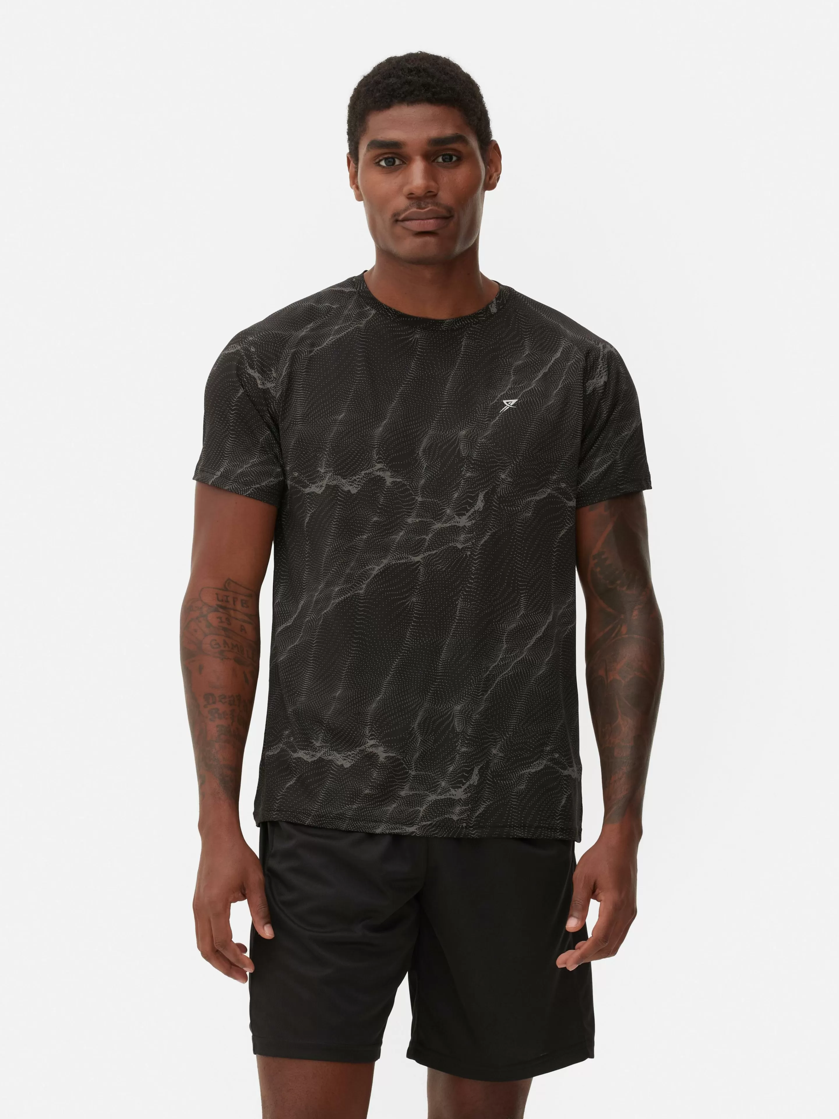 T-shirt De Sport à Motif-Primark Outlet