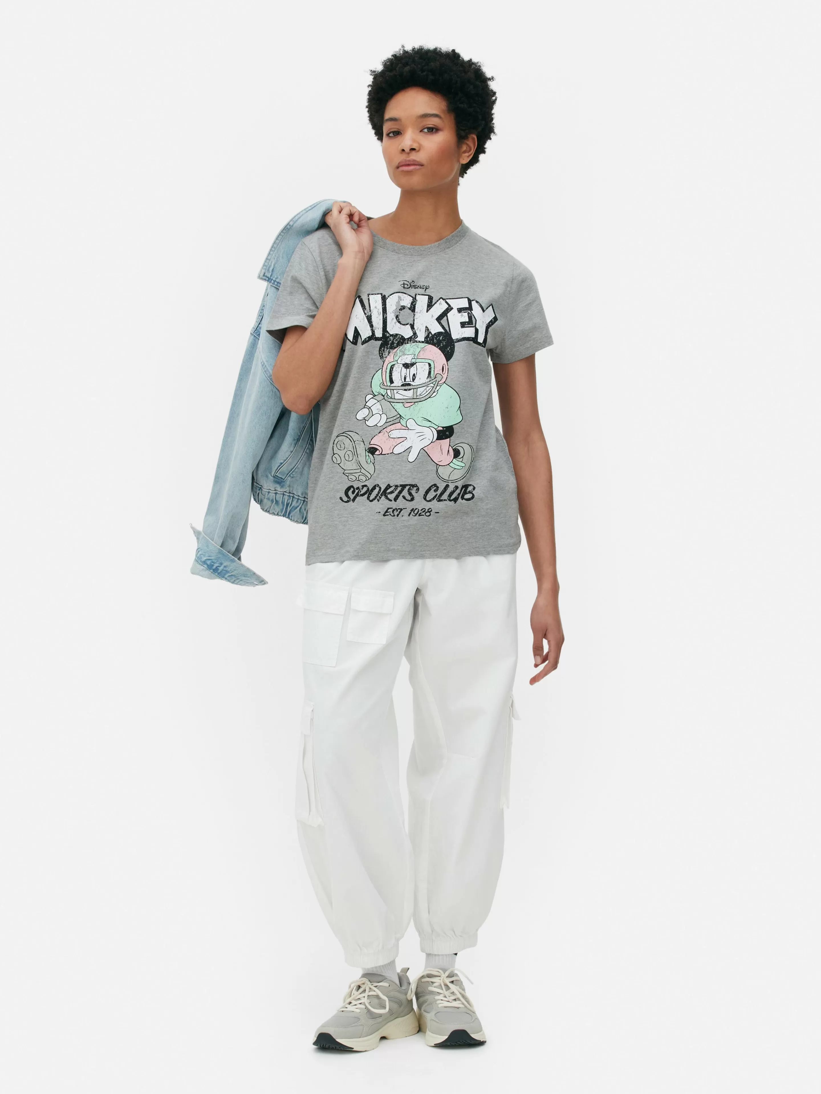T-shirt Disney Mickey Mouse Sports Club-Primark Fashion