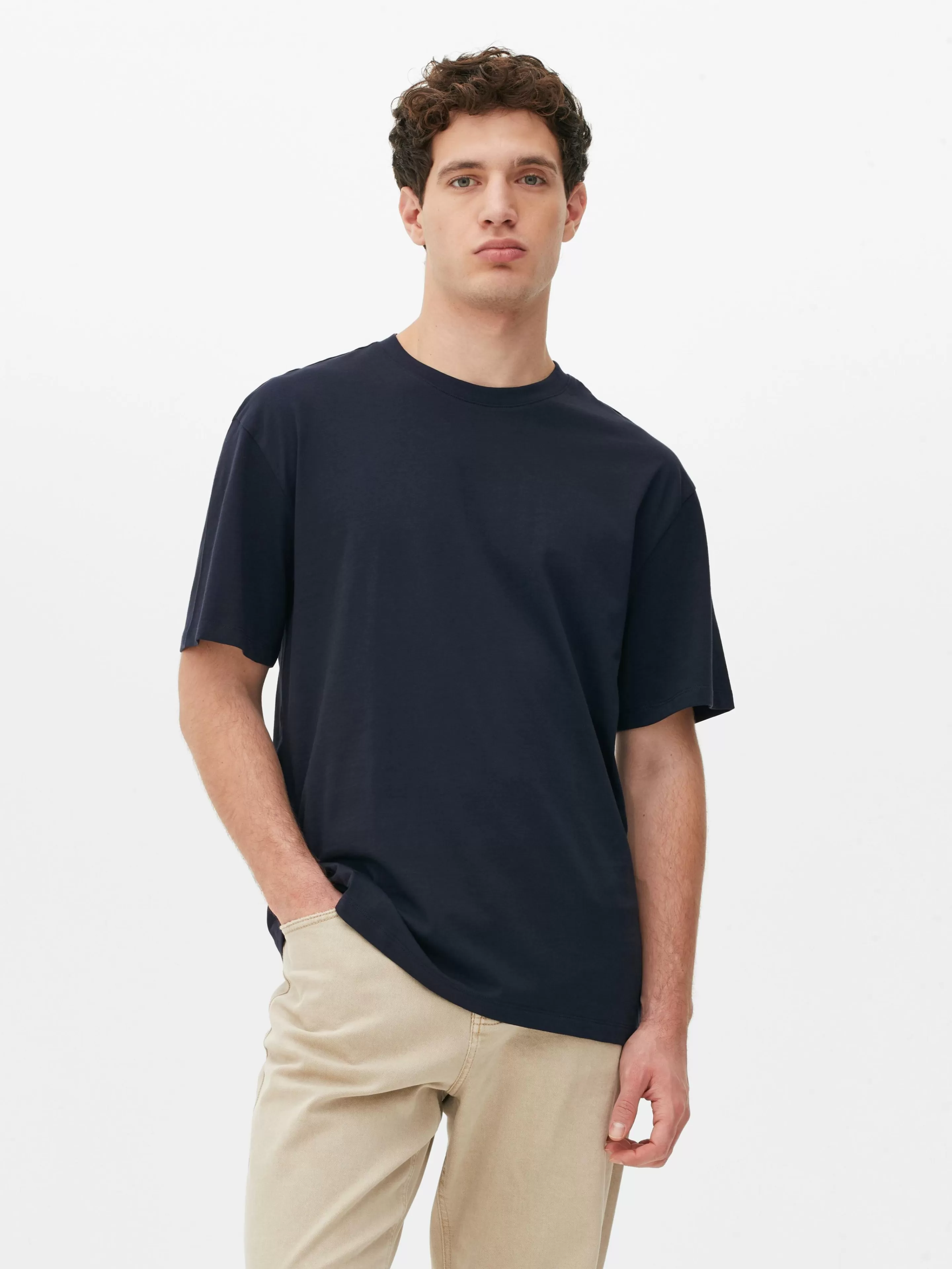 T-shirt En Coton Décontracté-Primark Cheap