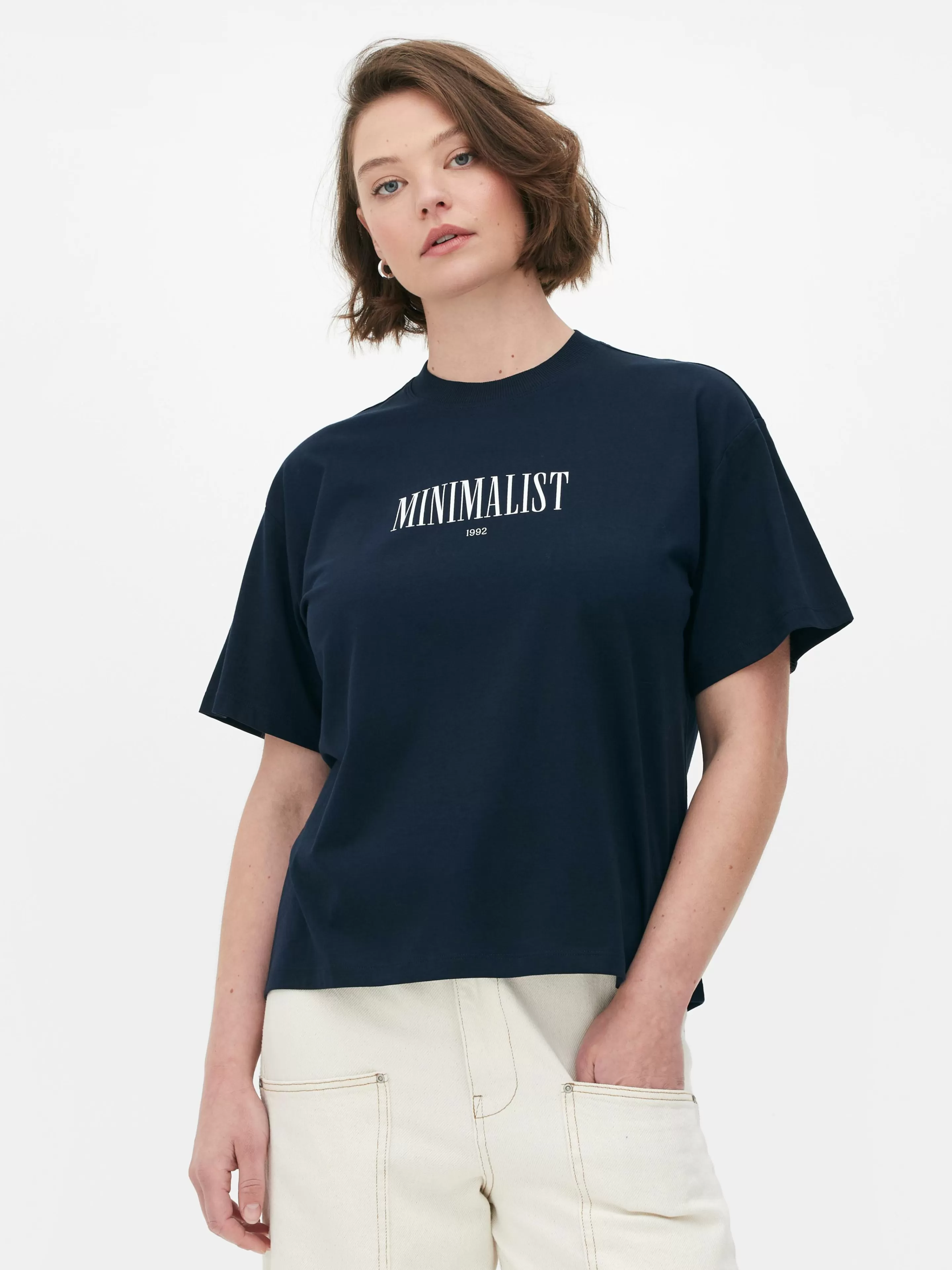 T-shirt Graphique à Coupe Décontractée-Primark Fashion