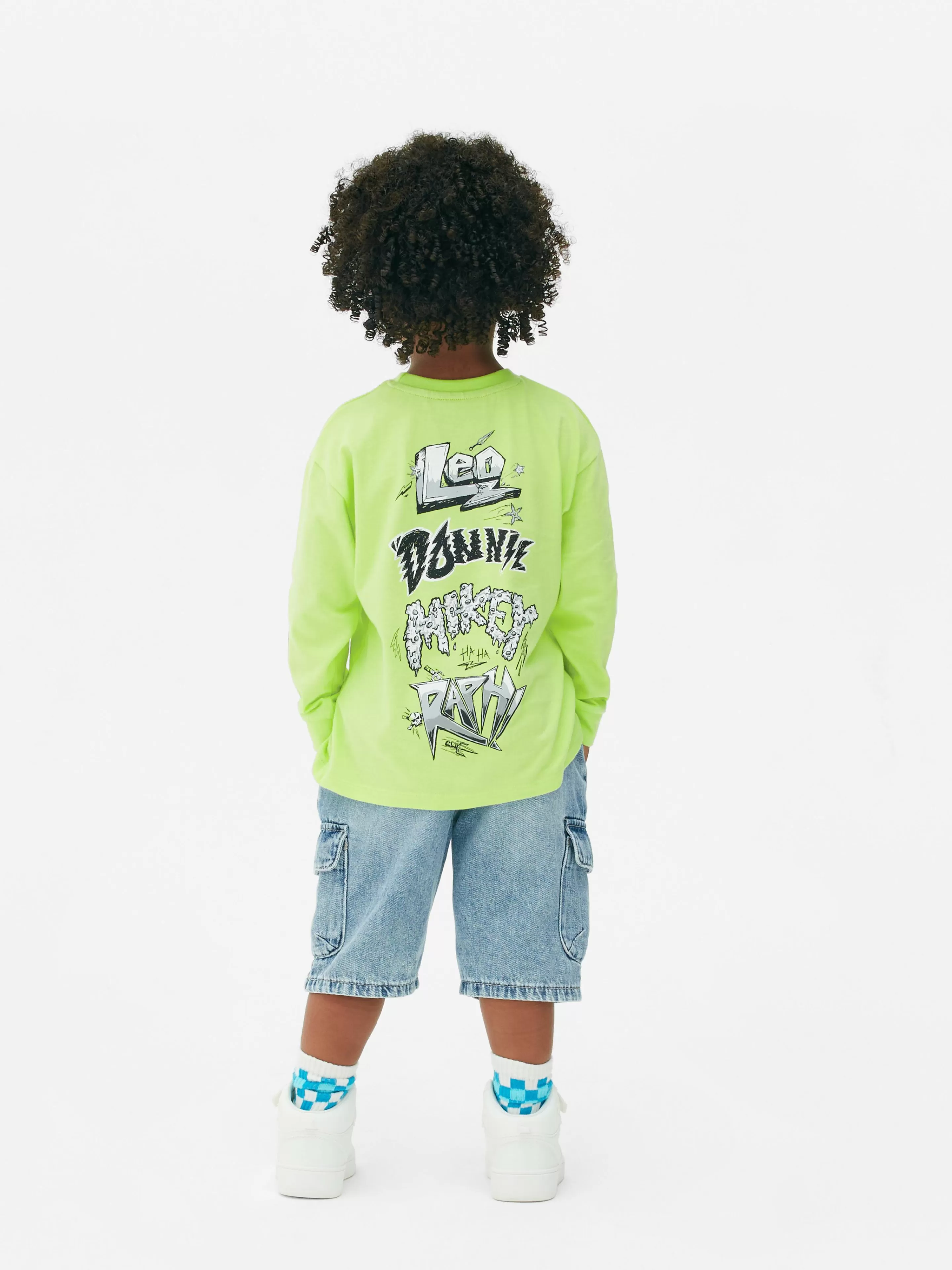 T-shirt Graphique à Manches Longues Les Tortues Ninja-Primark Clearance