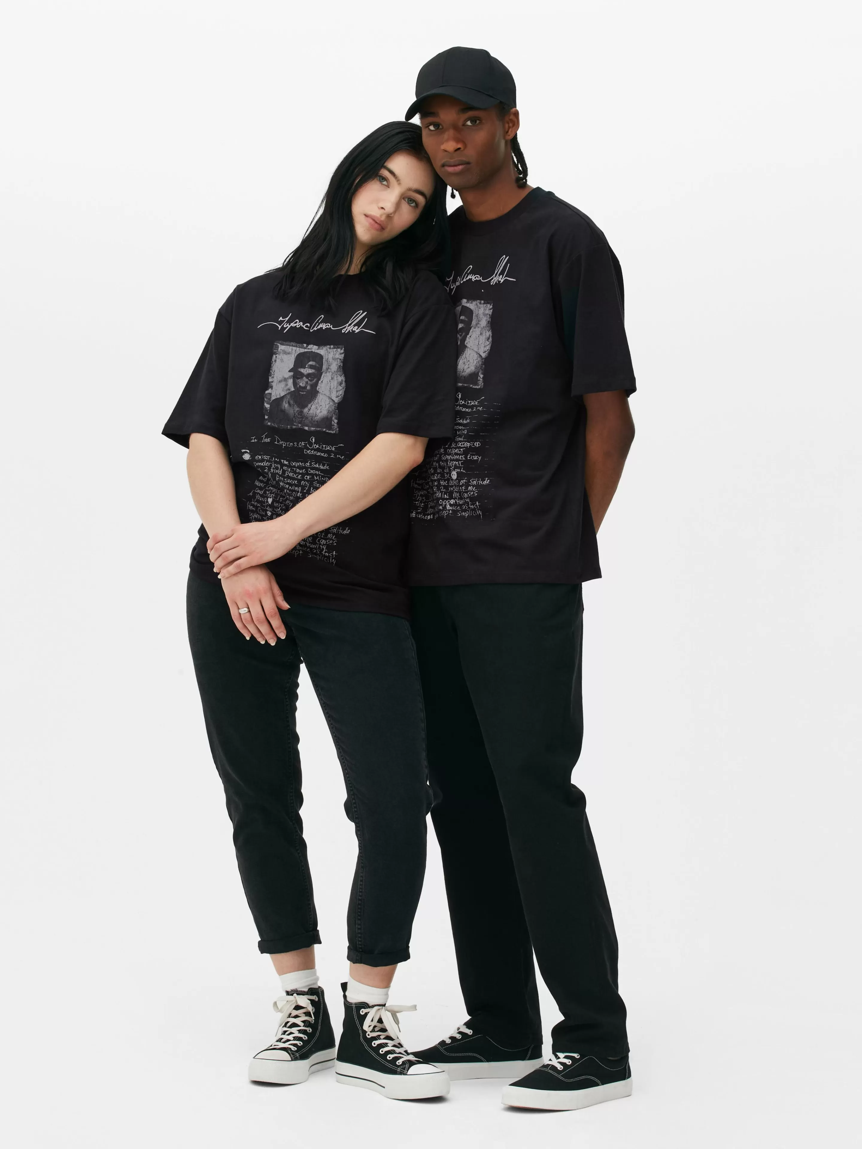 T-shirt Graphique Avec Inscription Tupac-Primark Hot