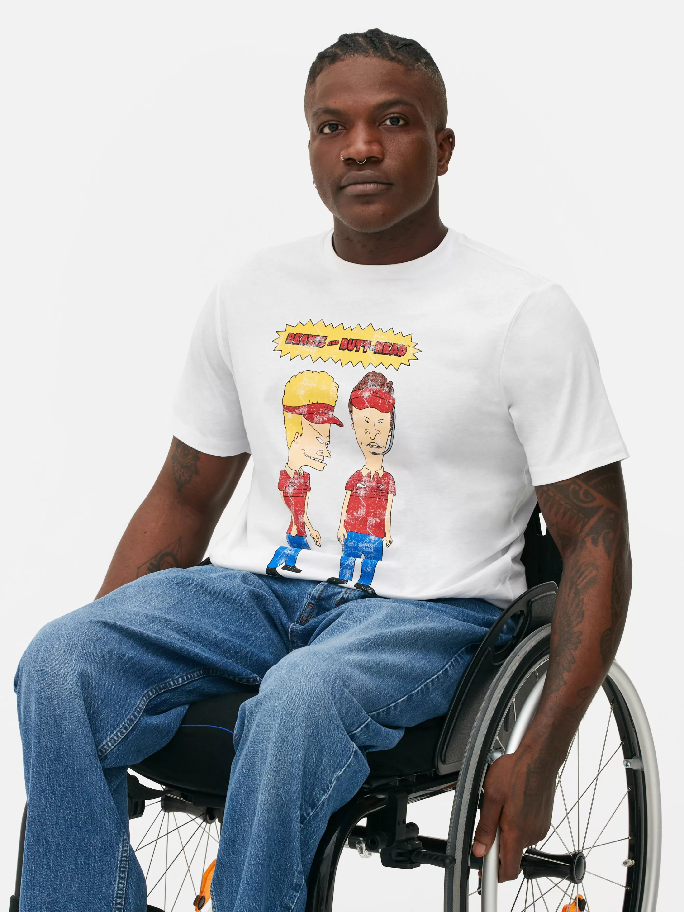 T-shirt Graphique Beavis & Butthead-Primark Outlet