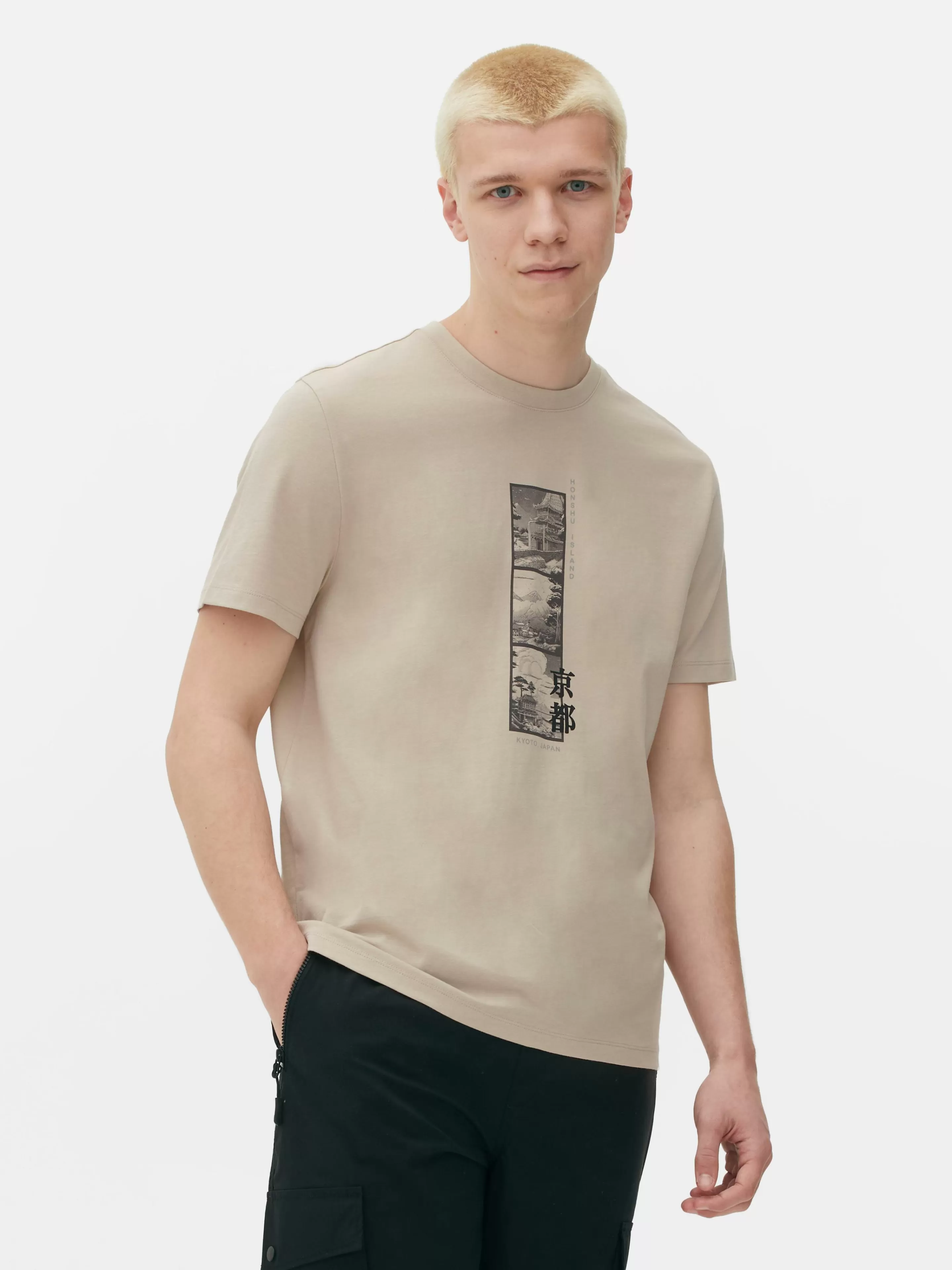 T-shirt Graphique Japon-Primark Best Sale