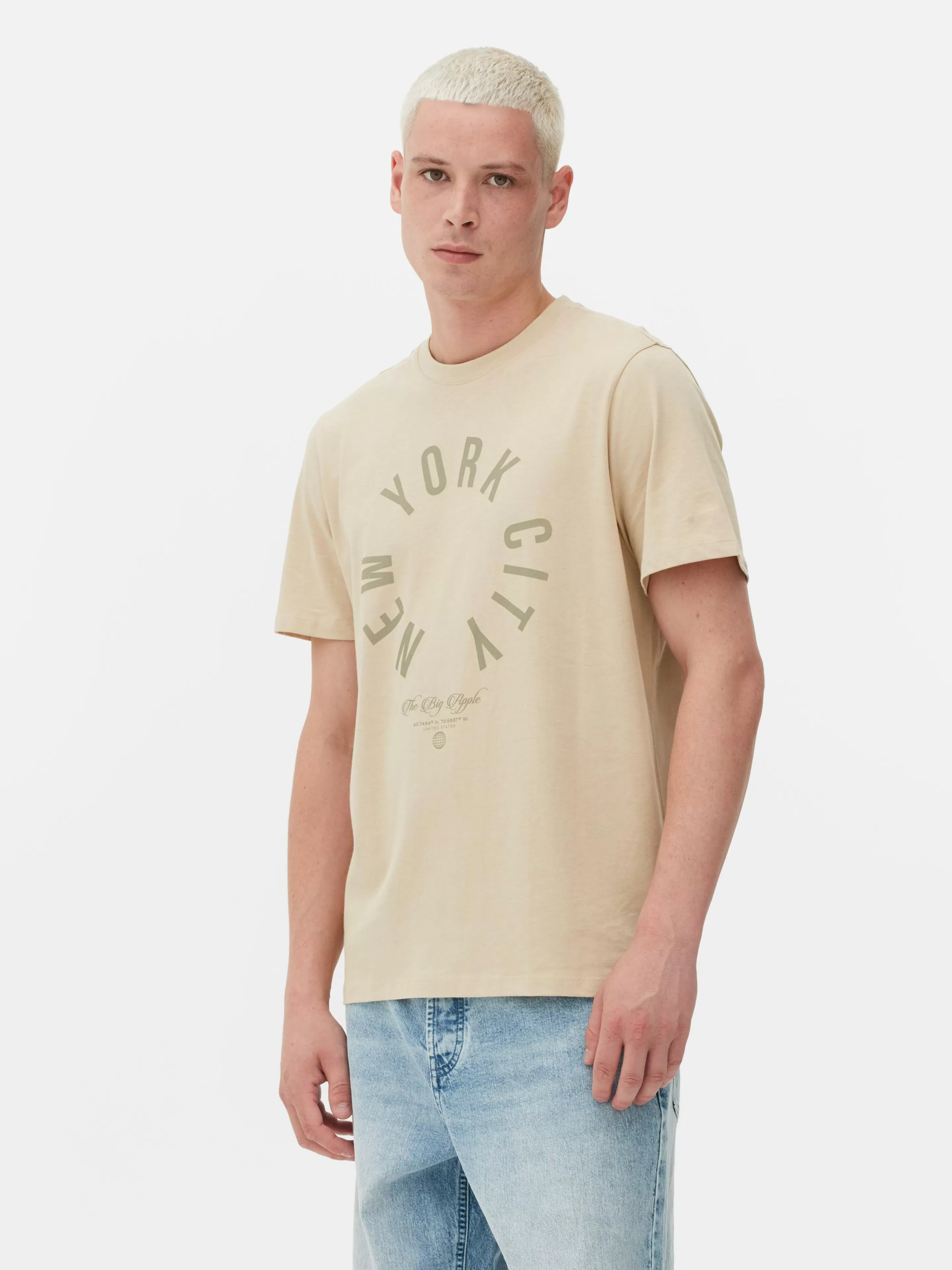 T-shirt Imprimé New York City-Primark Clearance