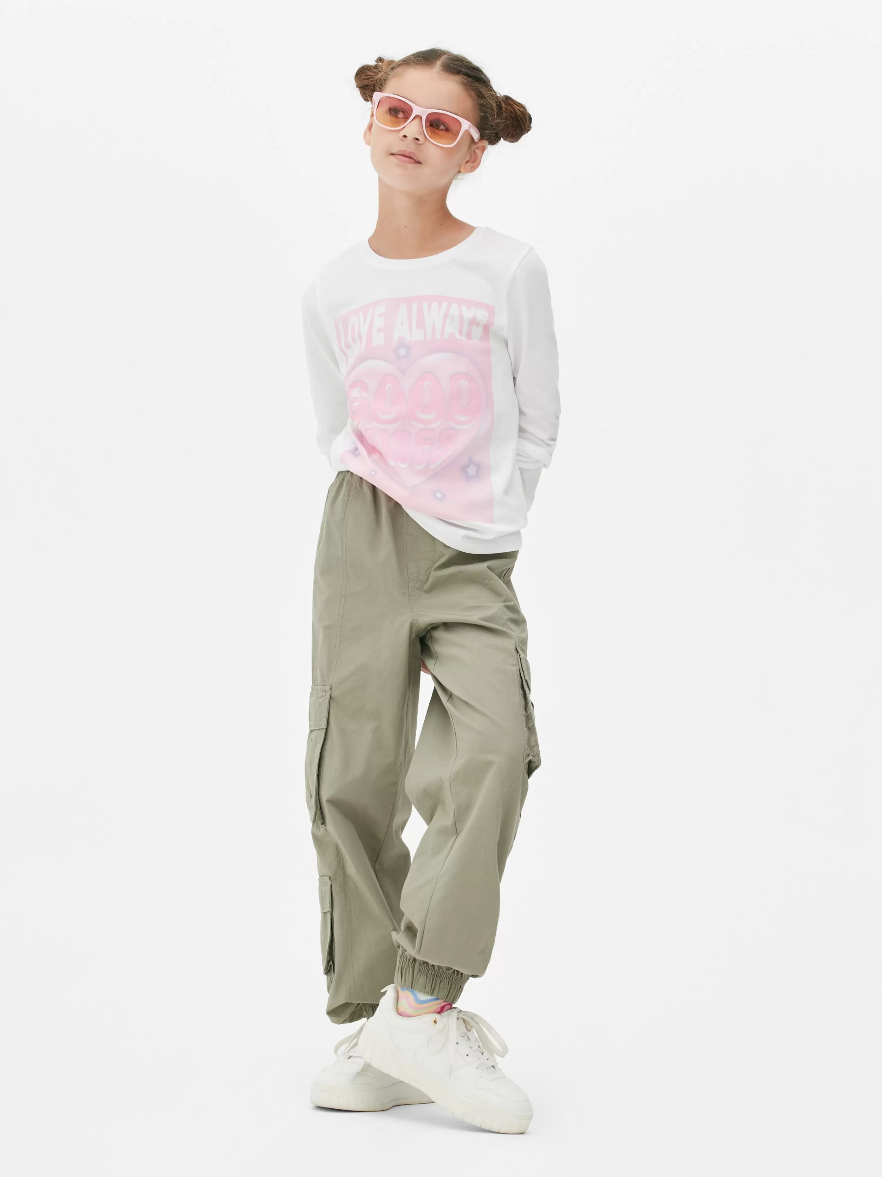 T-shirt Manches Longues à Imprimé Sur Le Buste-Primark Store