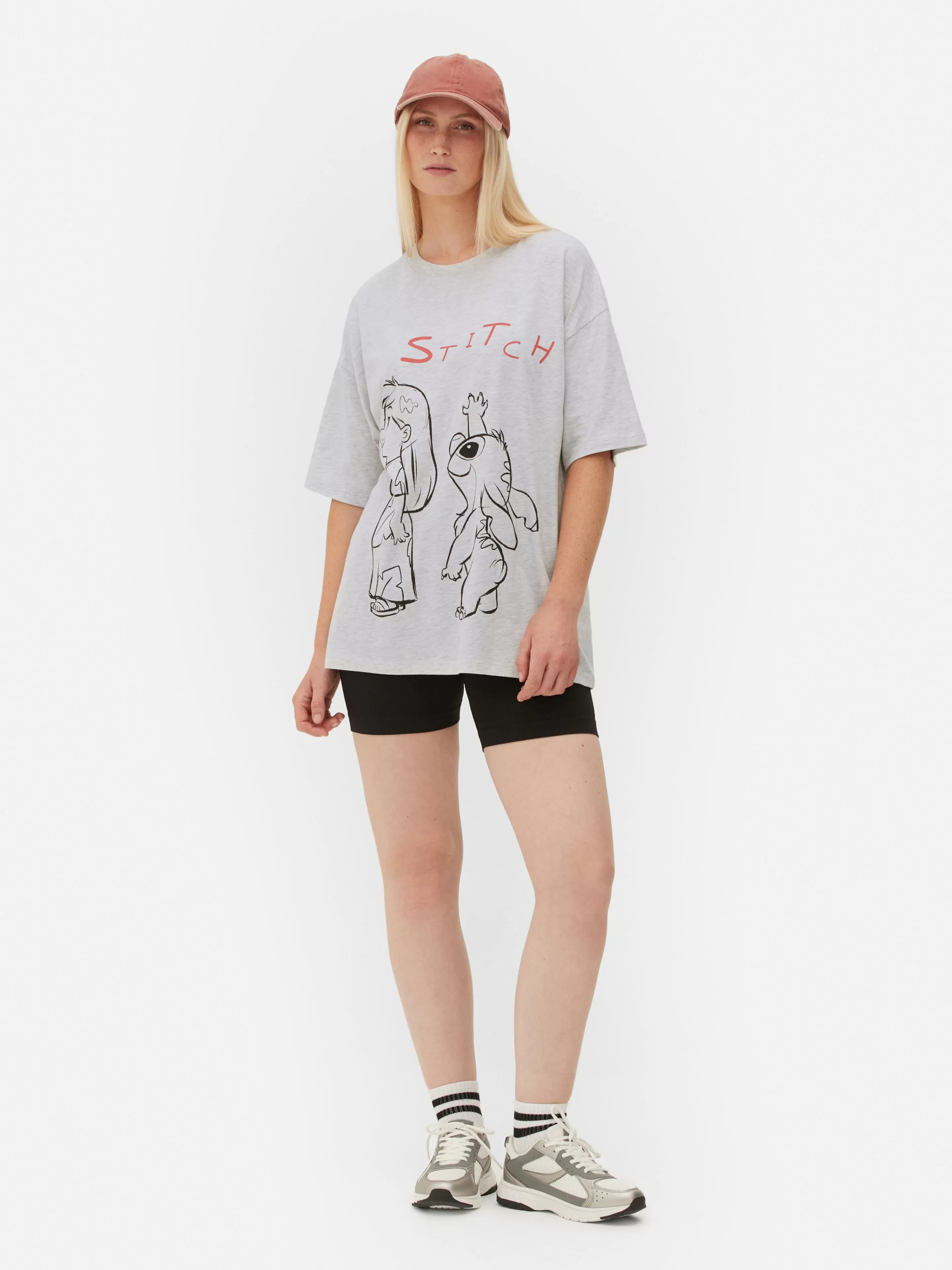 T-shirt Oversize Disney Lilo & Stitch-Primark Hot