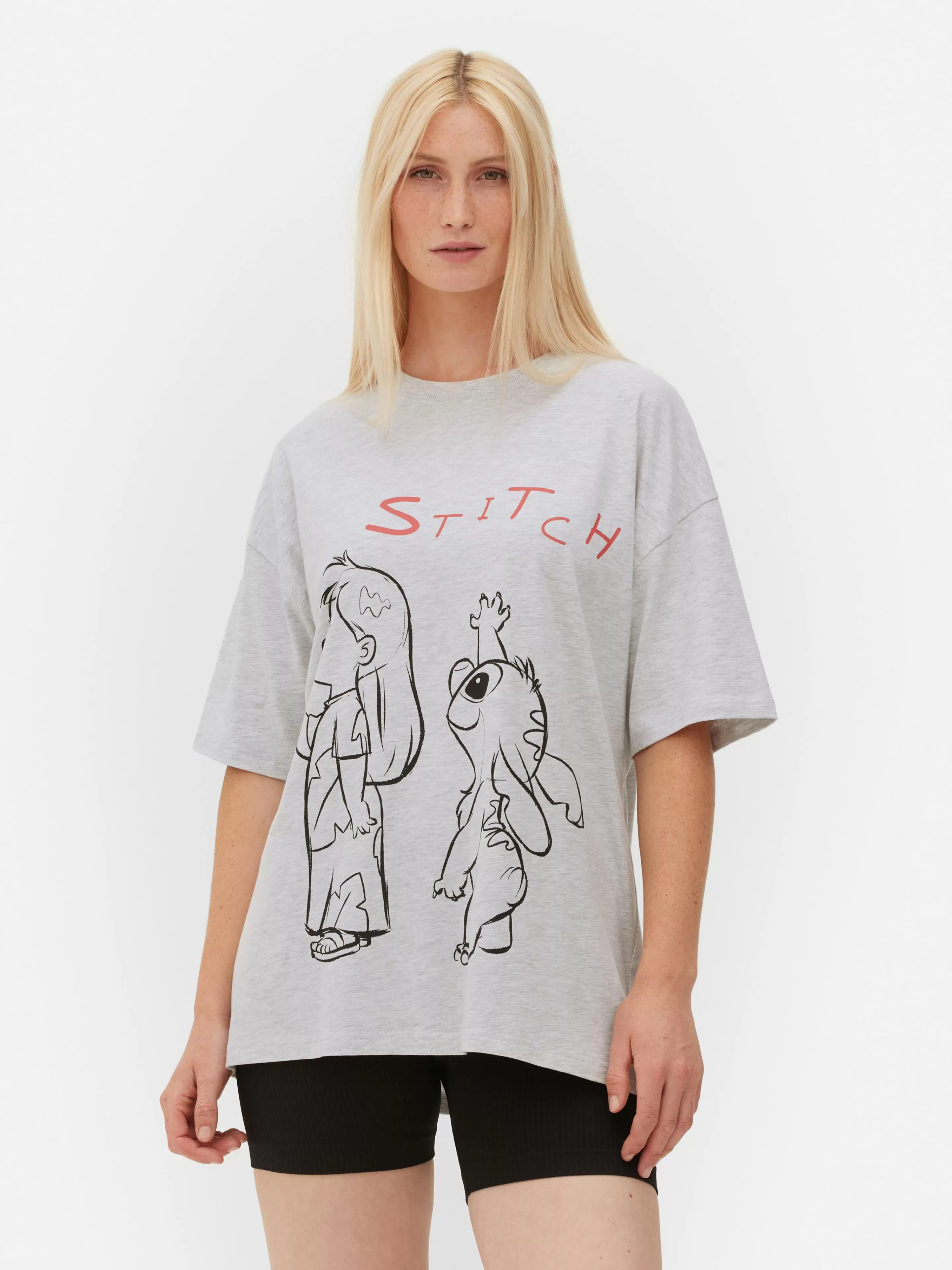 T-shirt Oversize Disney Lilo & Stitch-Primark Hot