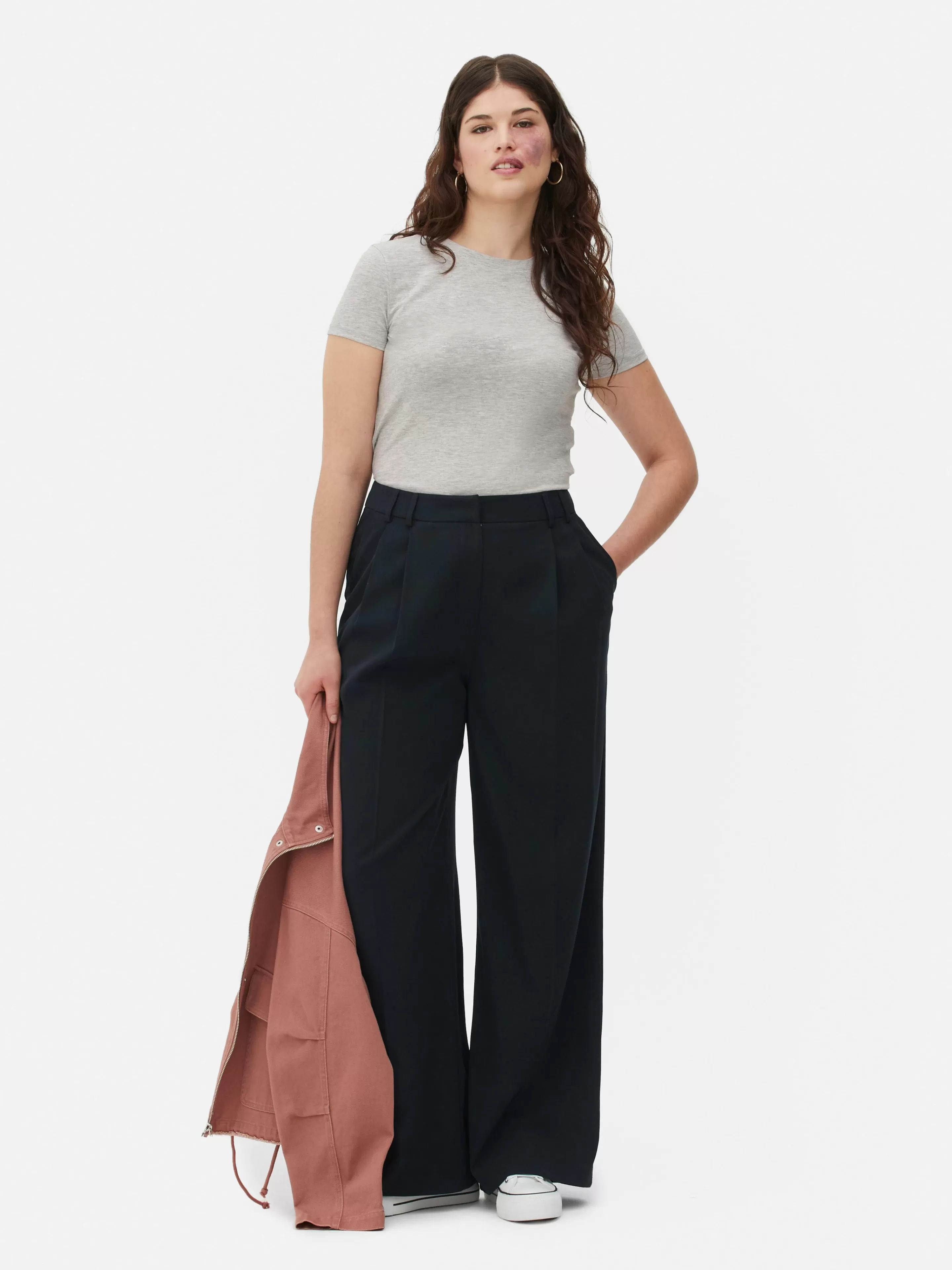 T-shirt Ras Du Cou Stretch-Primark Clearance