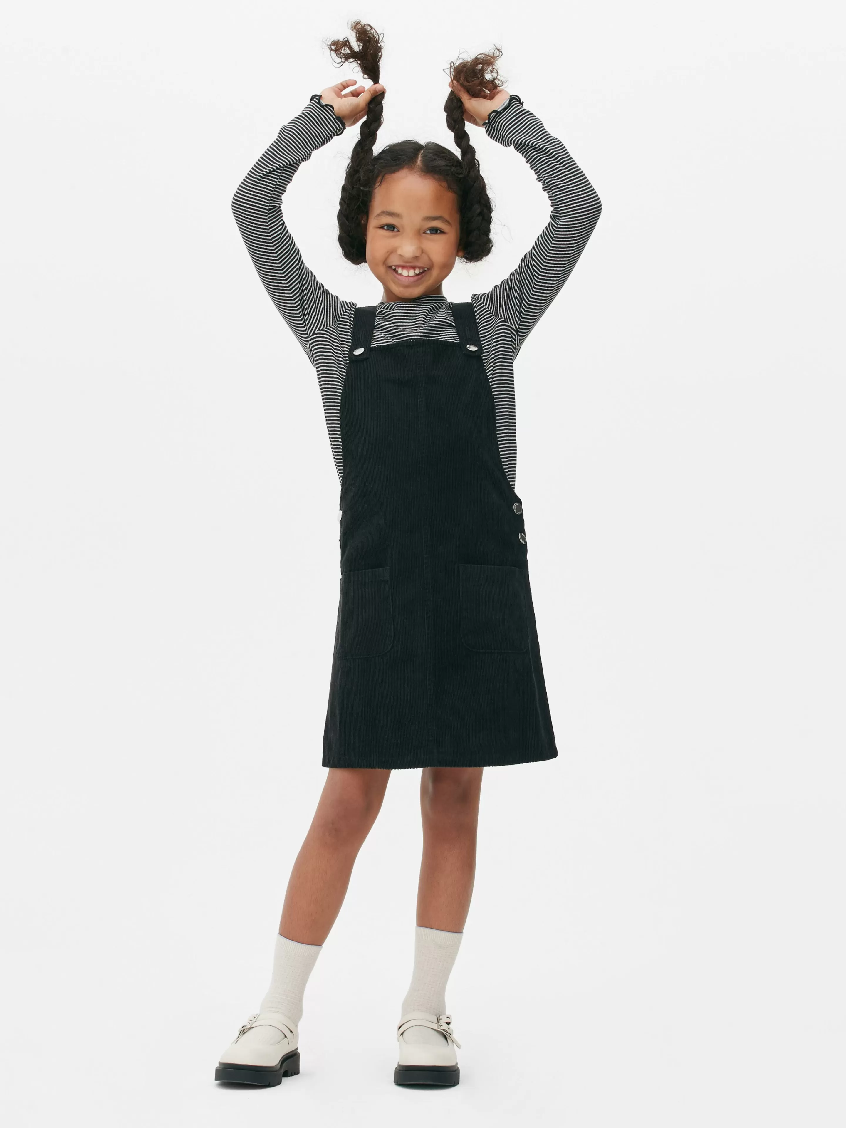 T-shirt Rayé à Manches Longues Et Robe Chasuble-Primark Online