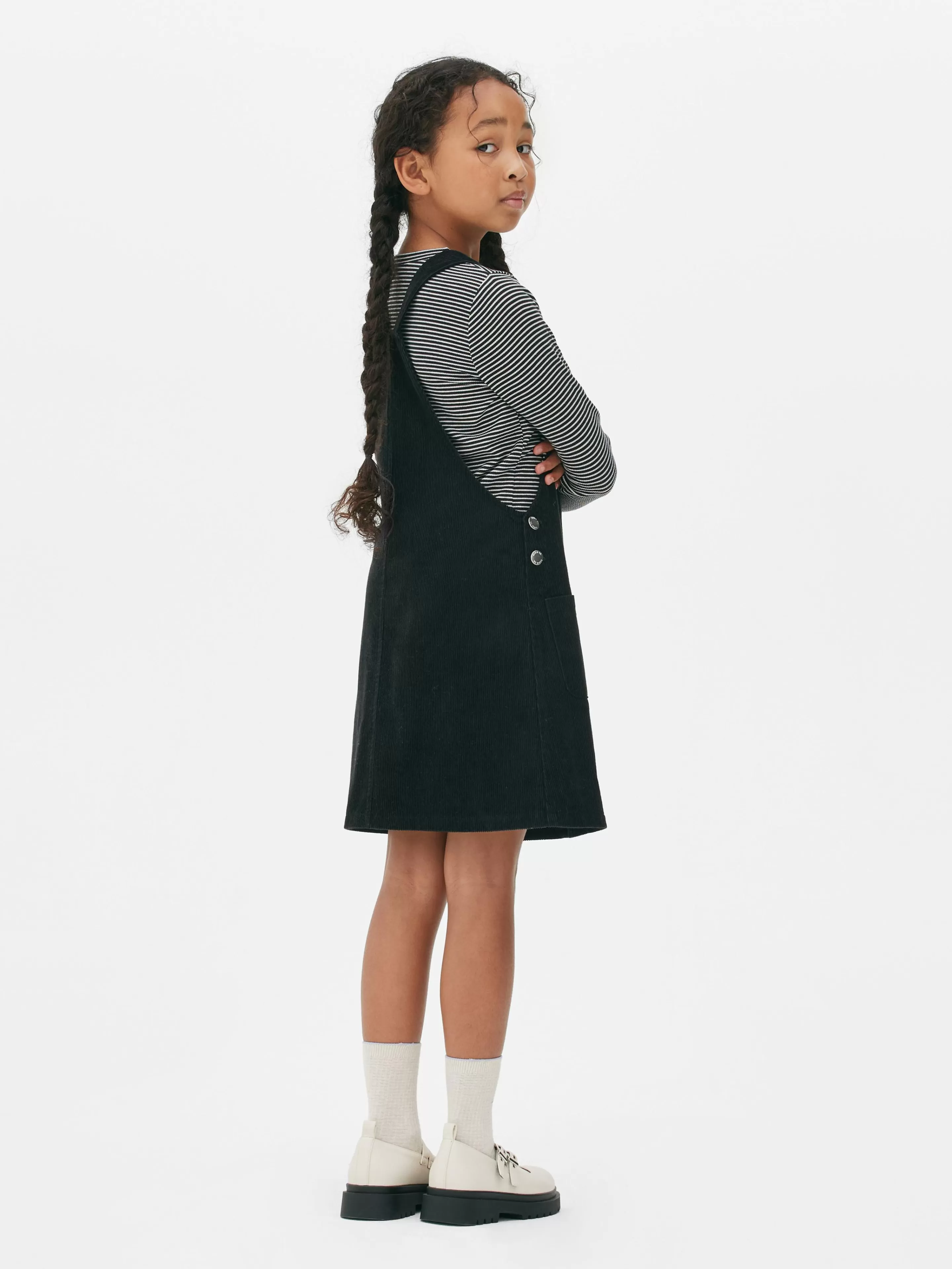 T-shirt Rayé à Manches Longues Et Robe Chasuble-Primark Online