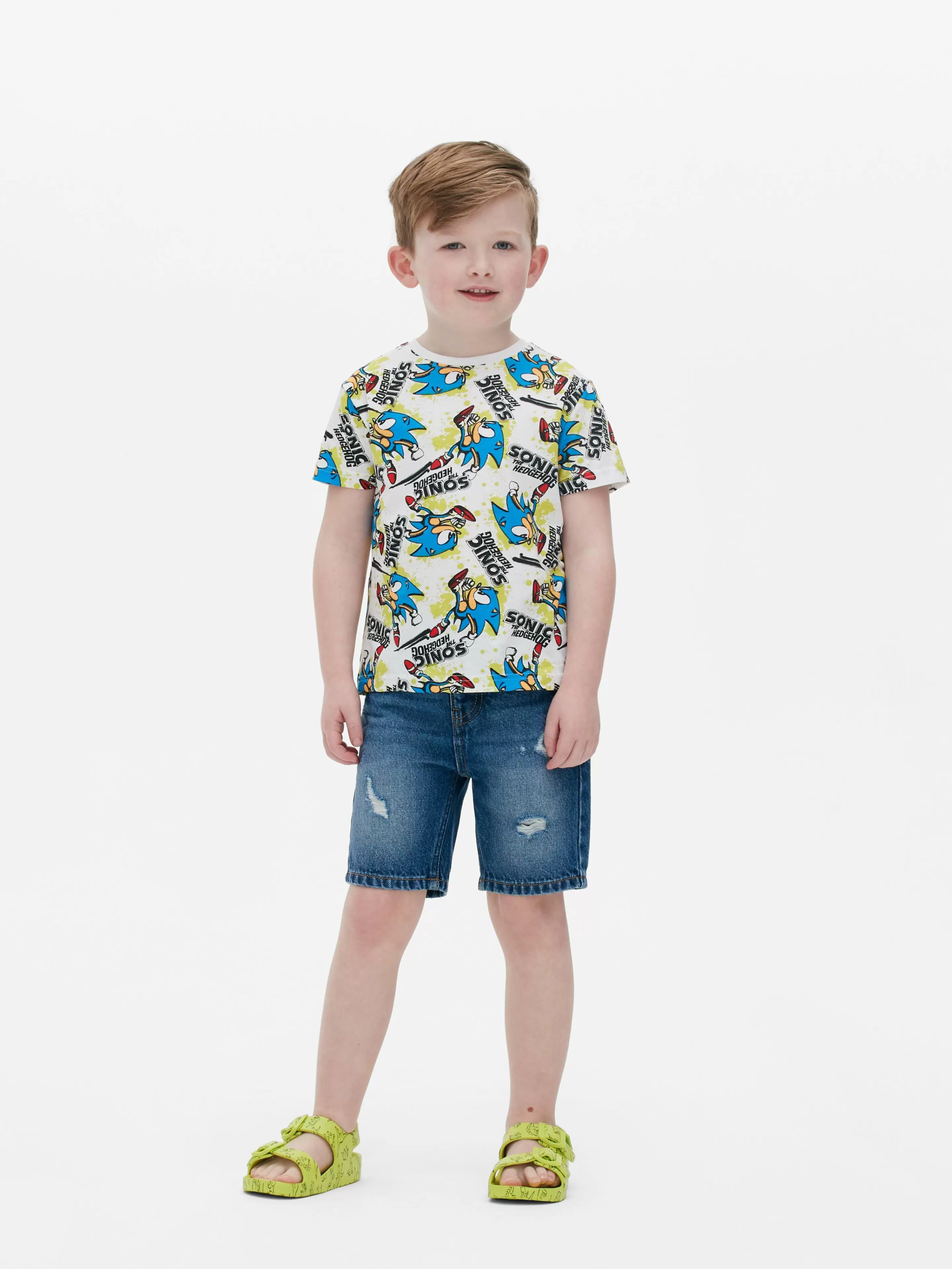 T-shirt Sonic Le Hérisson Speed Star-Primark Discount