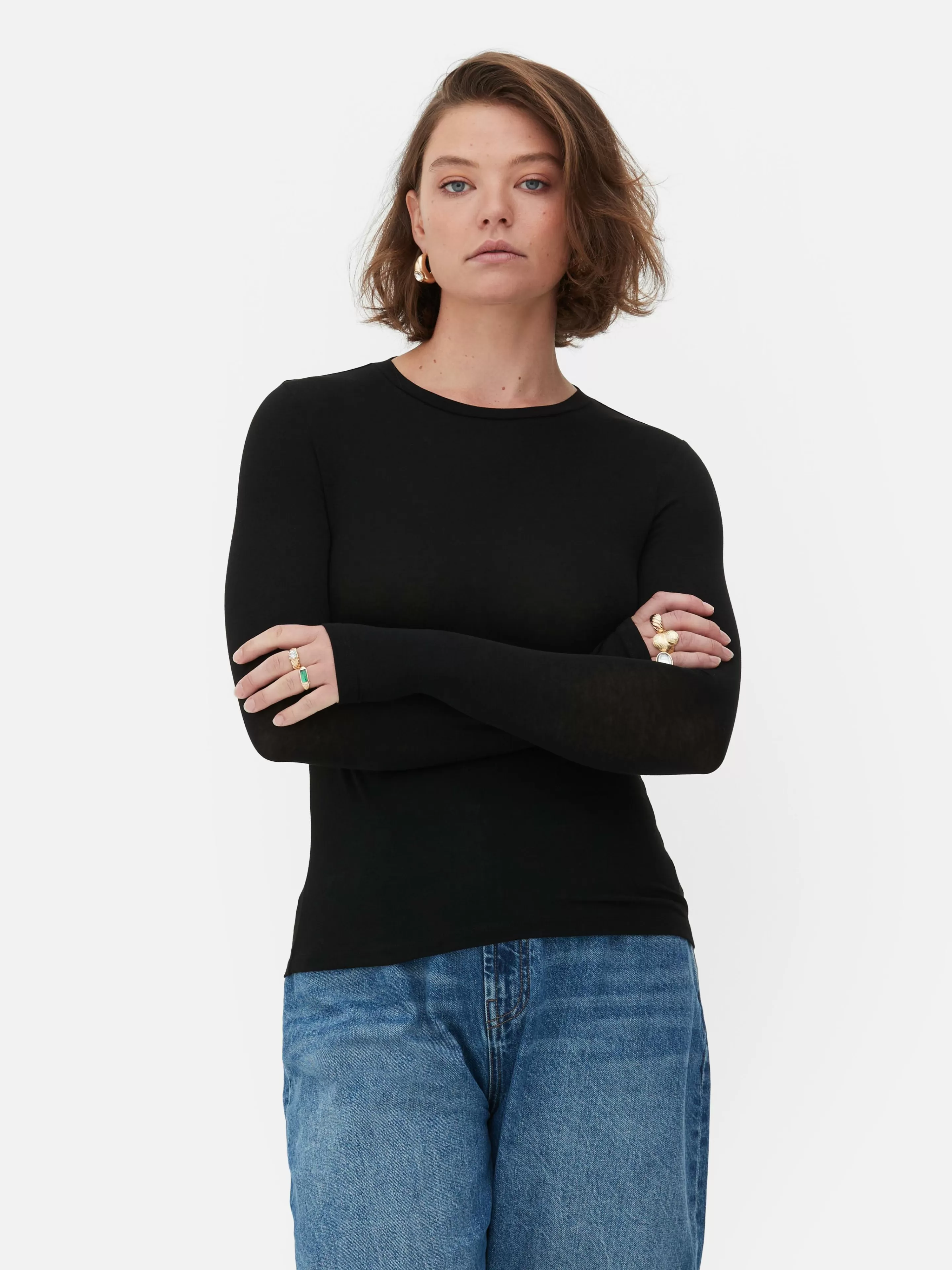 T-shirt Stretch à Manches Longues Rita Ora-Primark Cheap