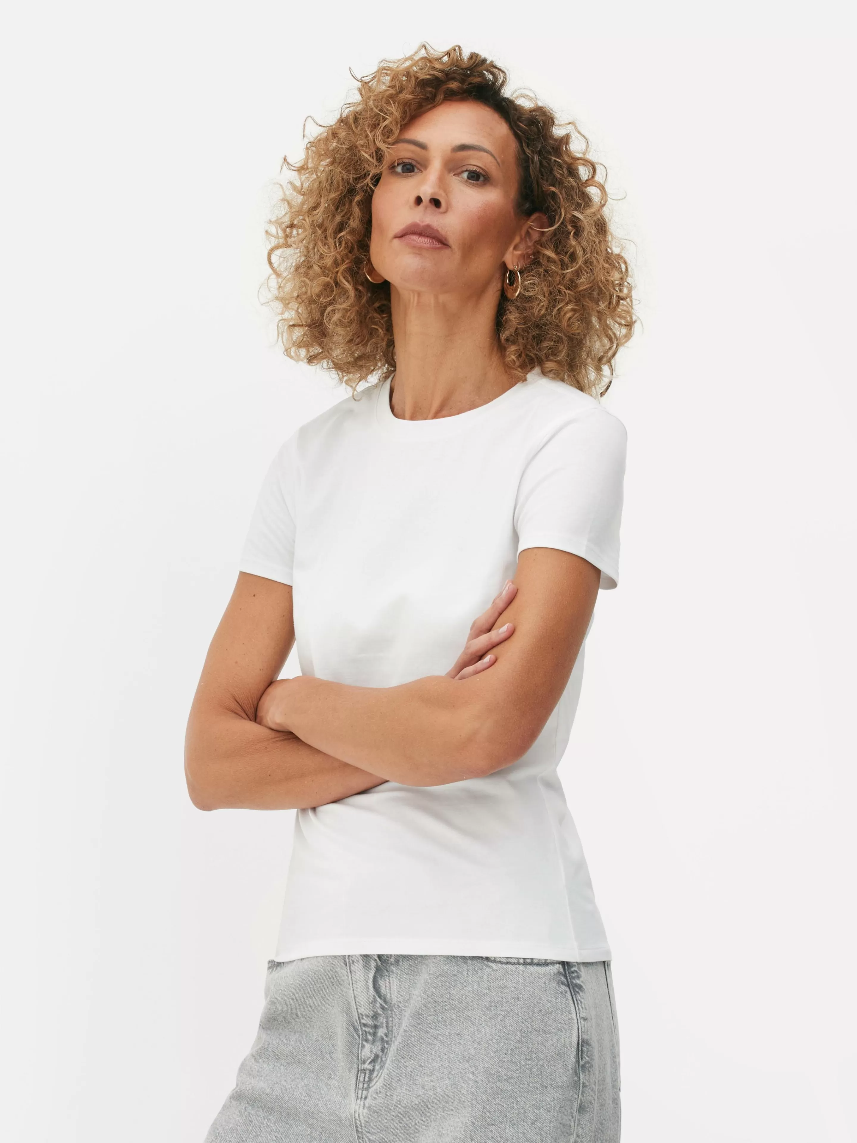 T-shirt Stretch Ras Du Cou-Primark Online
