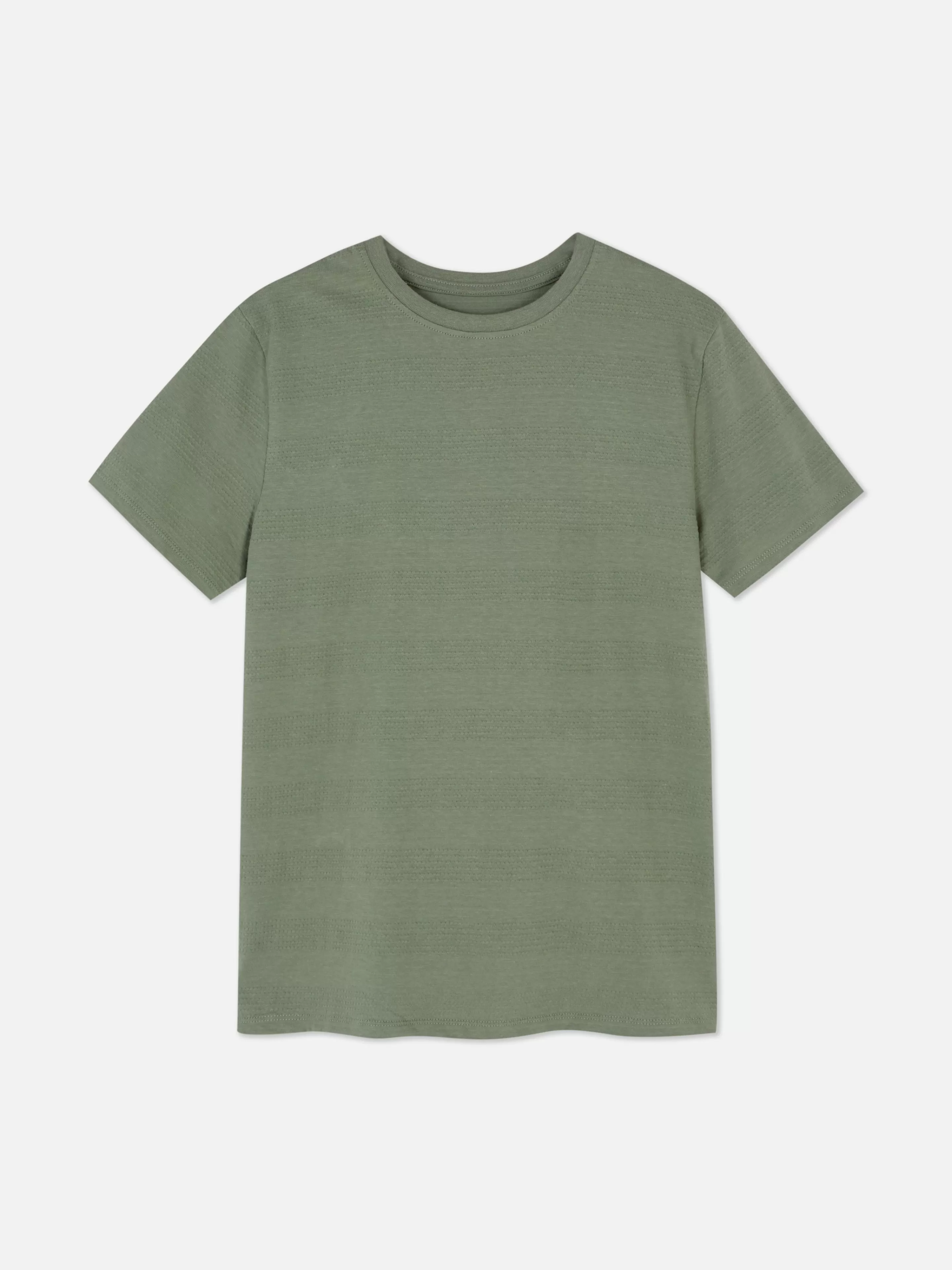 T-shirt Texturé Rayé-Primark Outlet