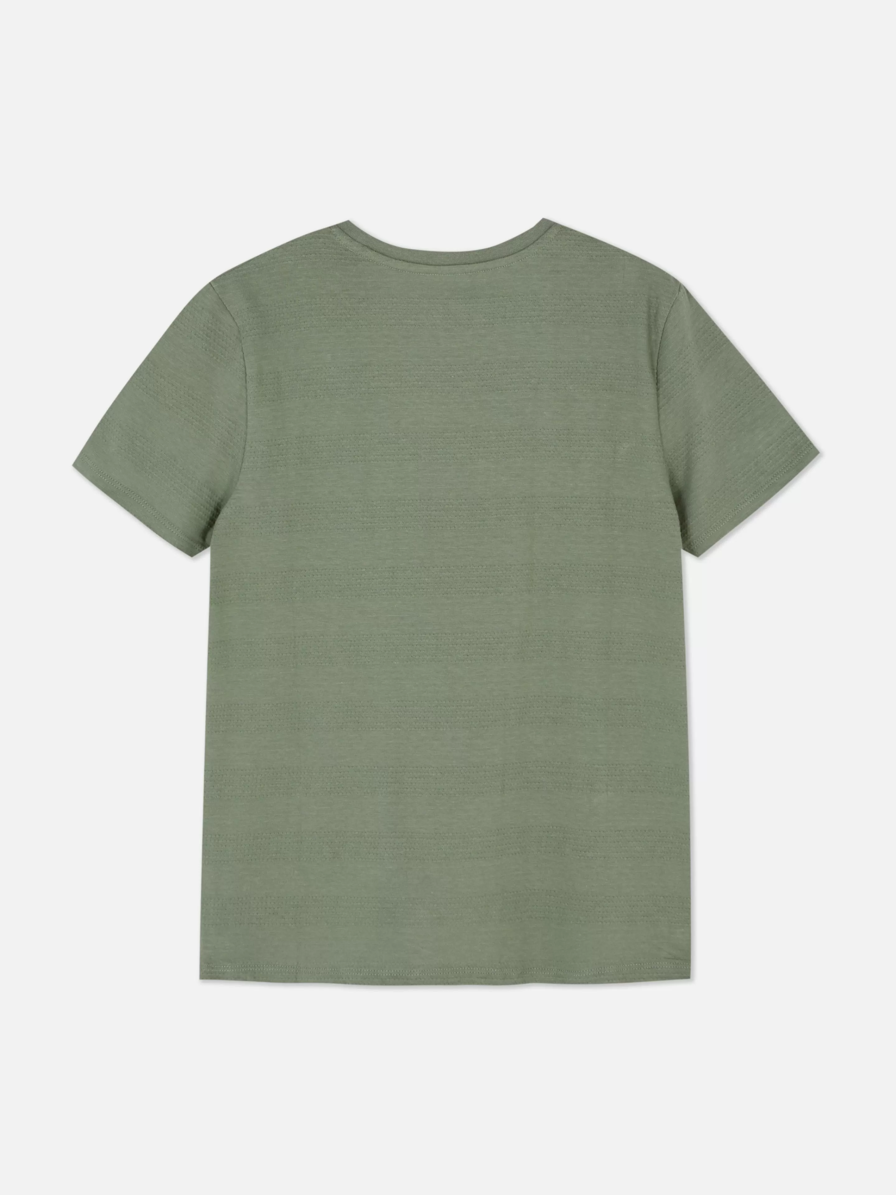 T-shirt Texturé Rayé-Primark Outlet