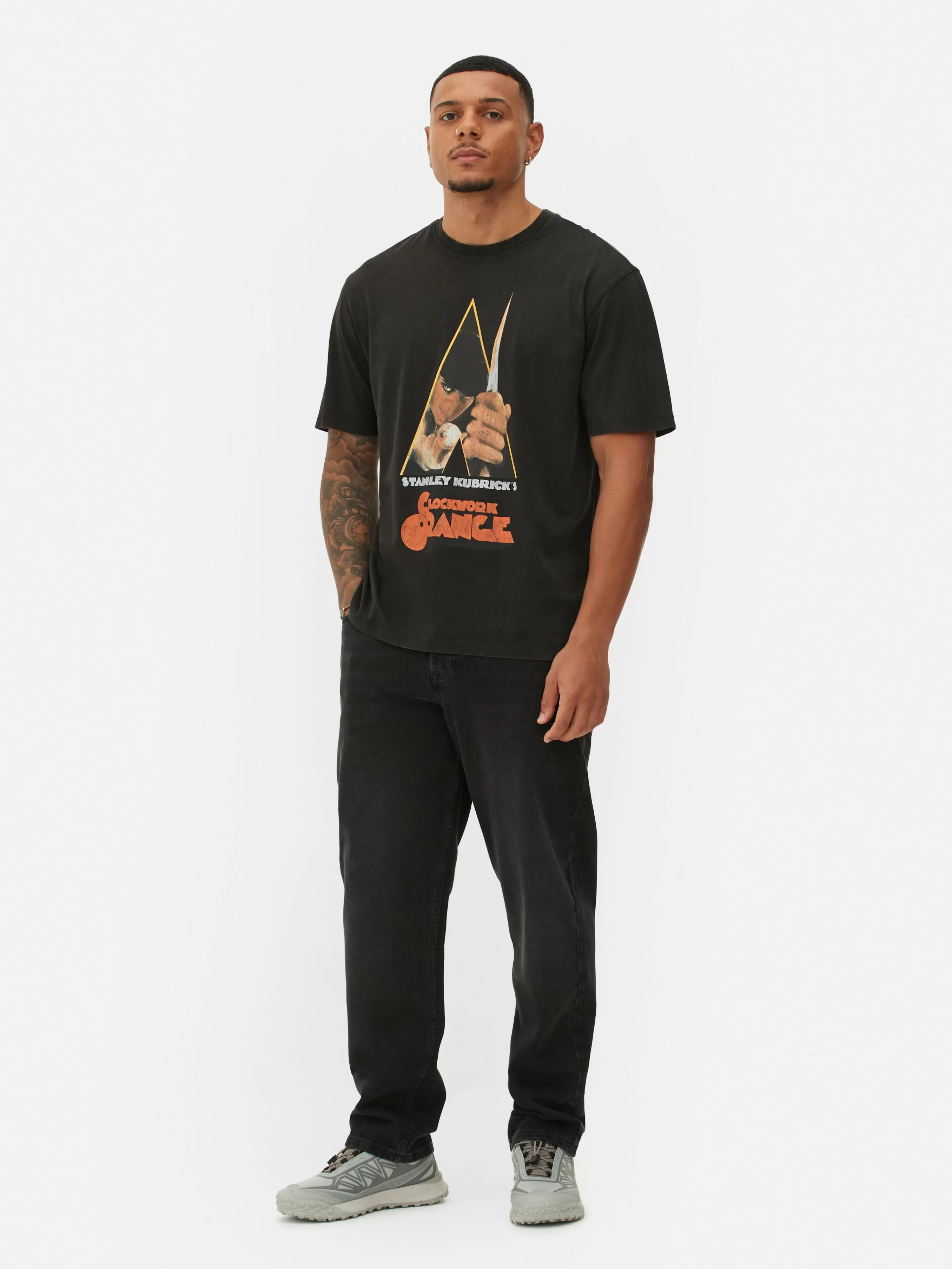 Un T-shirt Graphique Orange Mécanique-Primark Fashion