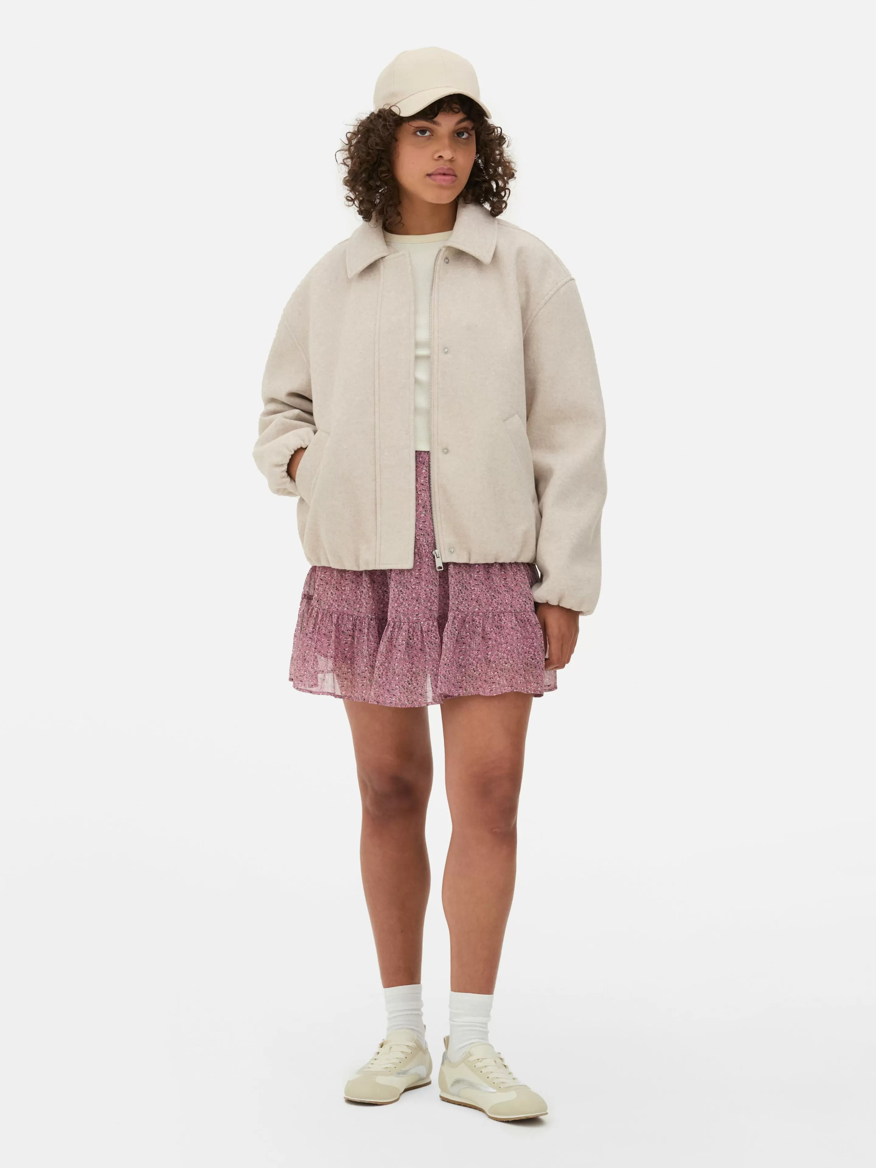 Veste à Ourlet Boule-Primark Store