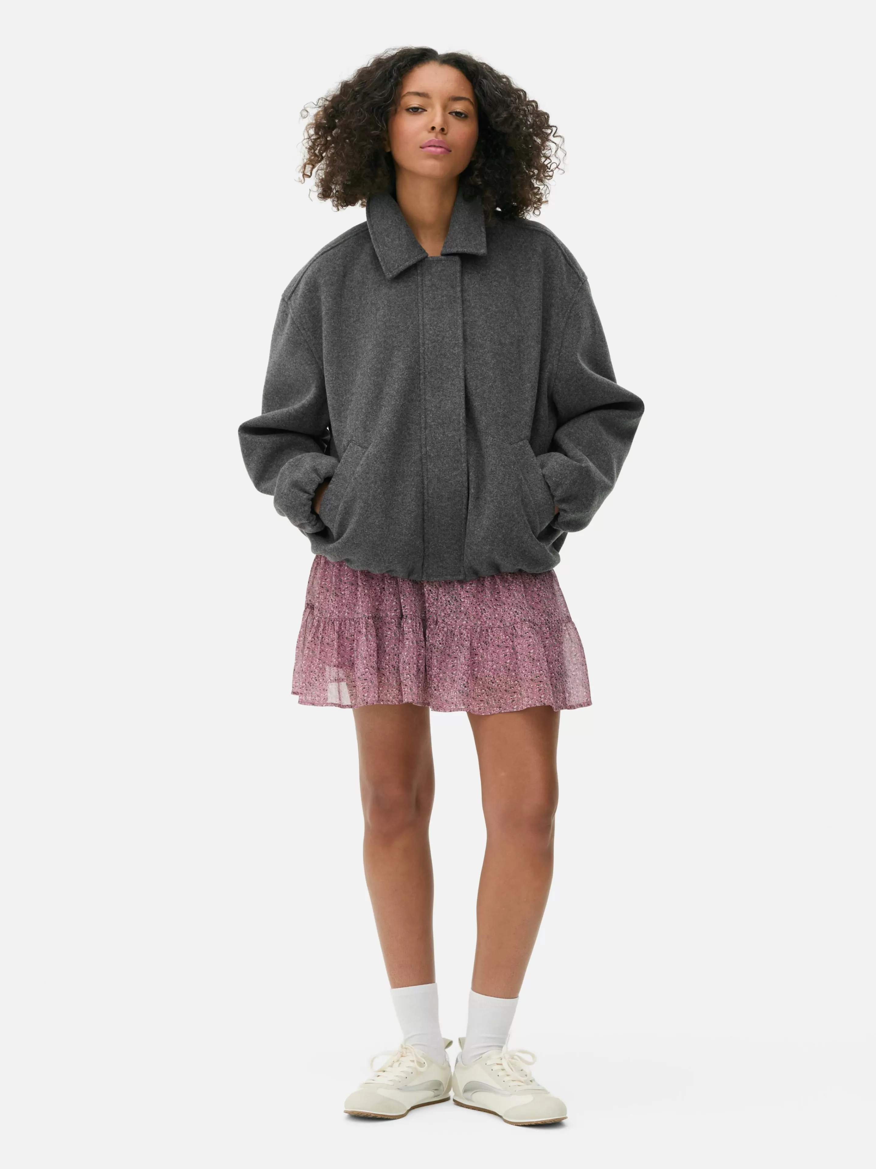 Veste à Ourlet Boule-Primark New