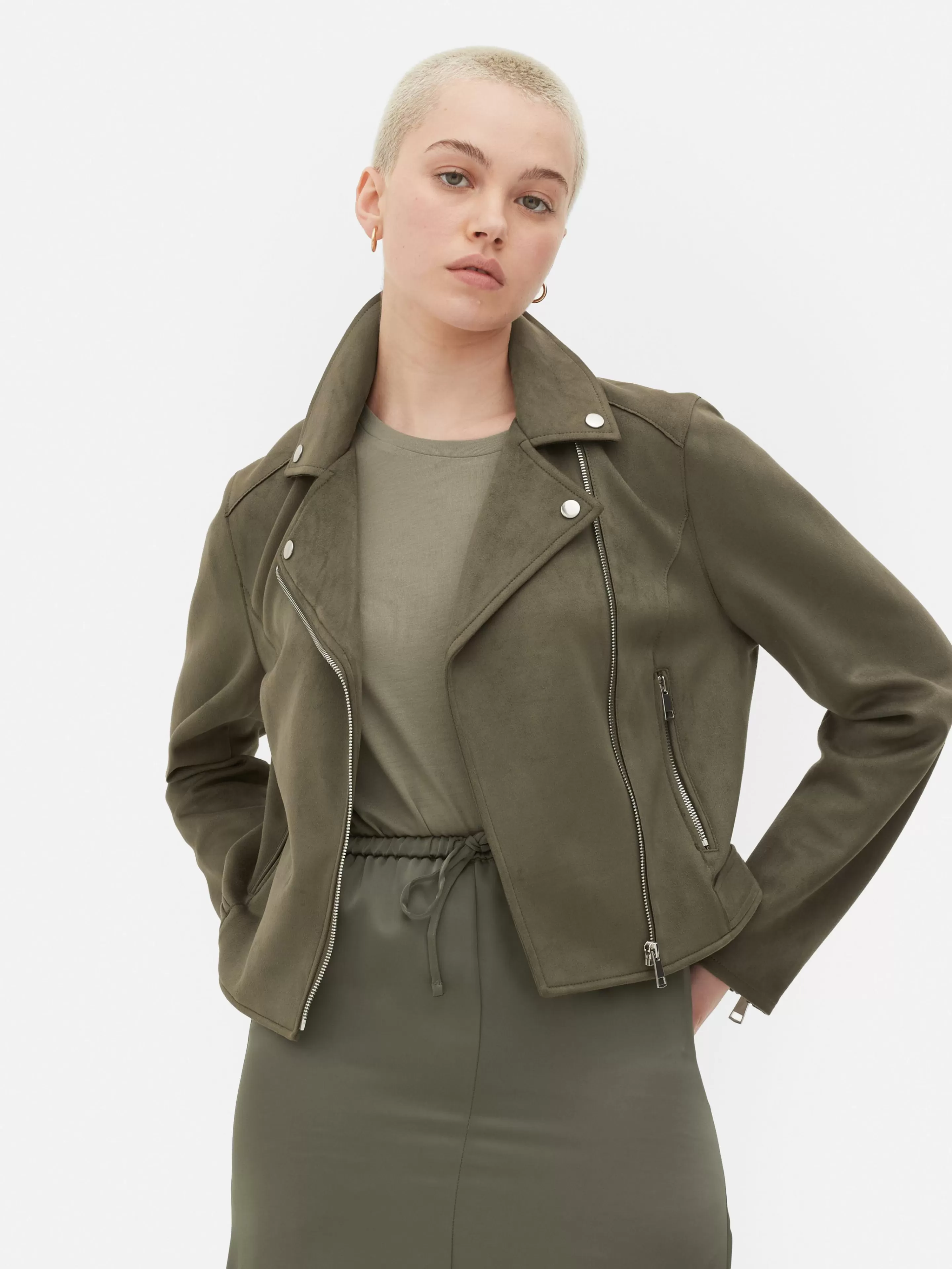 Veste De Motard Imitation Daim-Primark Outlet