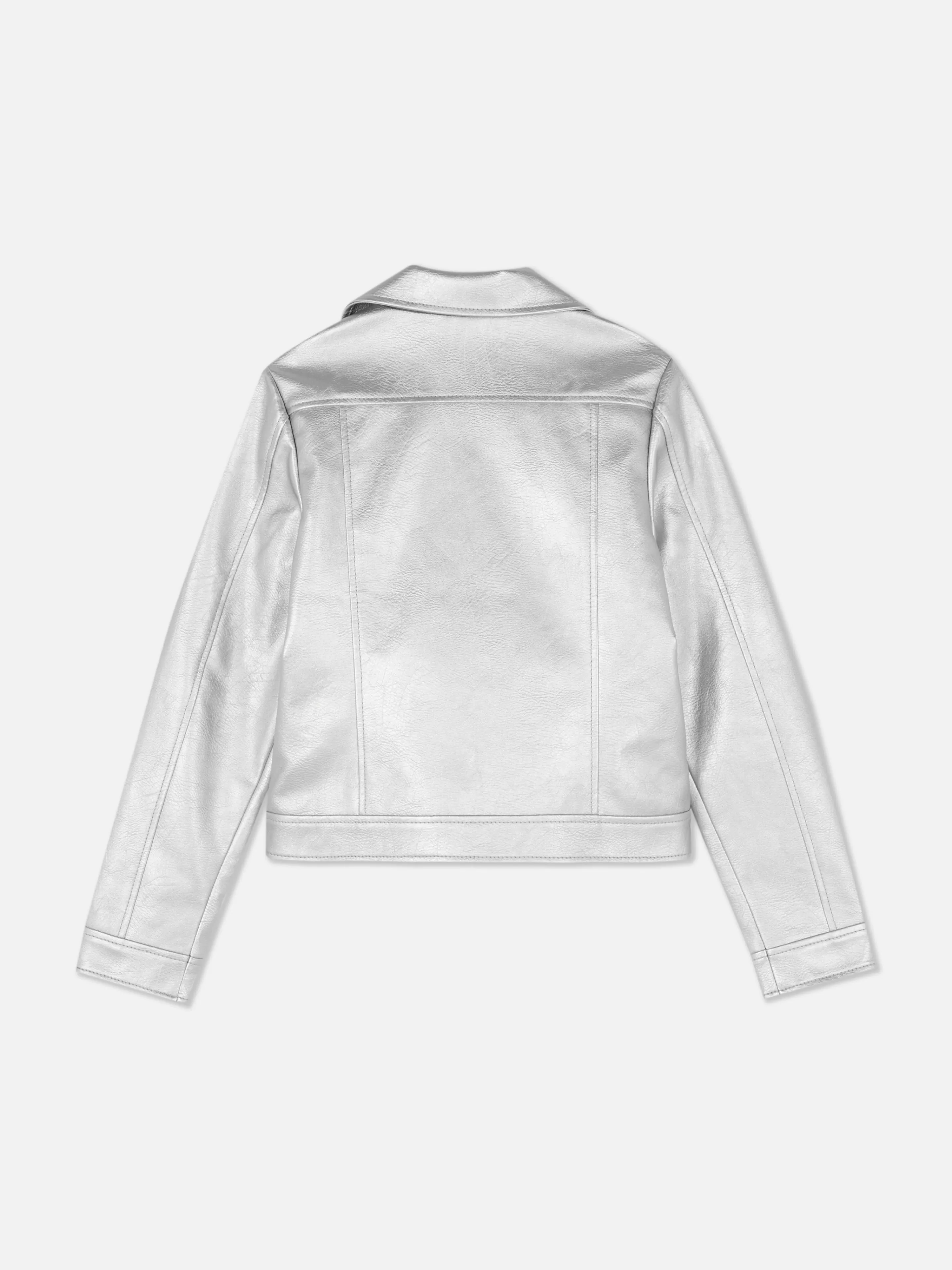 Veste De Motard Métallisée-Primark Hot