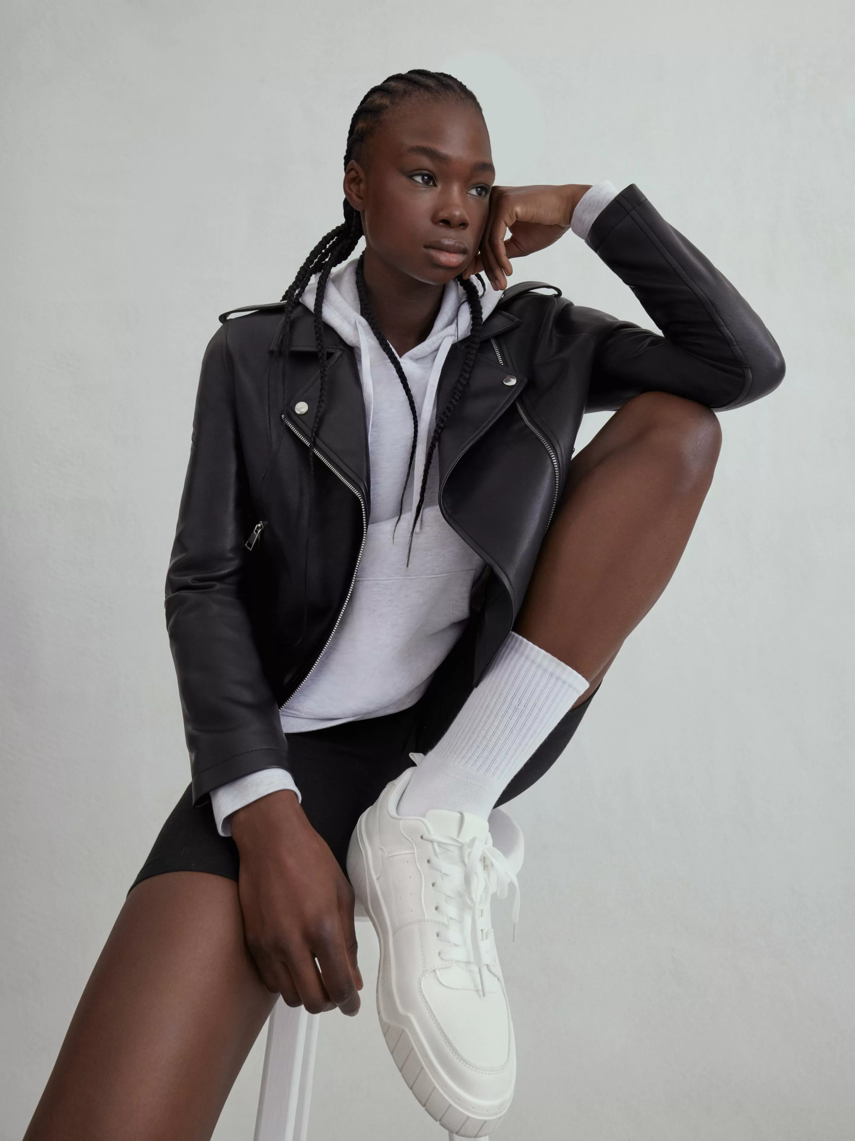 Veste Motard En Simili Cuir Essential-Primark Discount