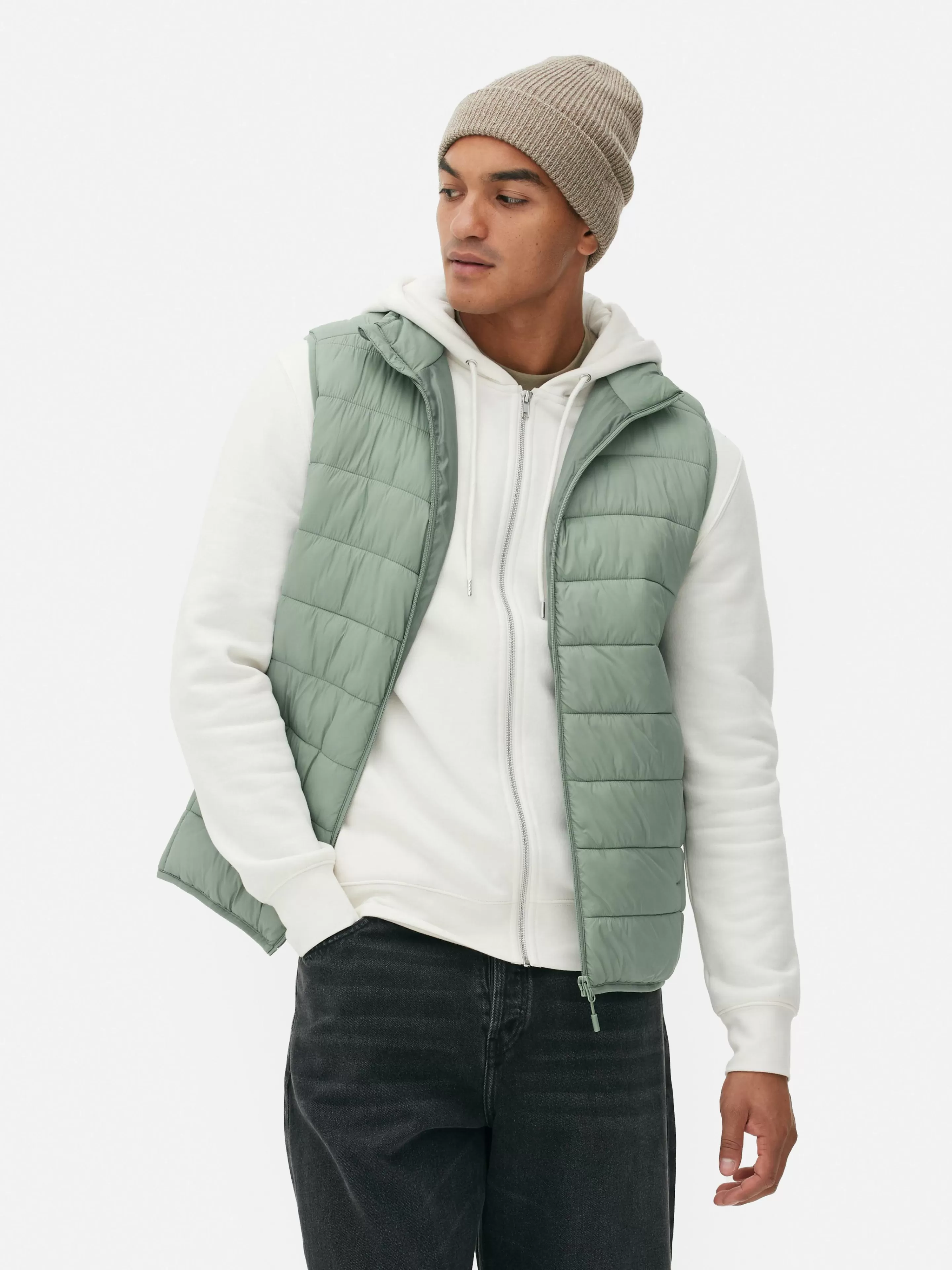 Veste Rembourrée Et Zippée Sans Manches-Primark Clearance