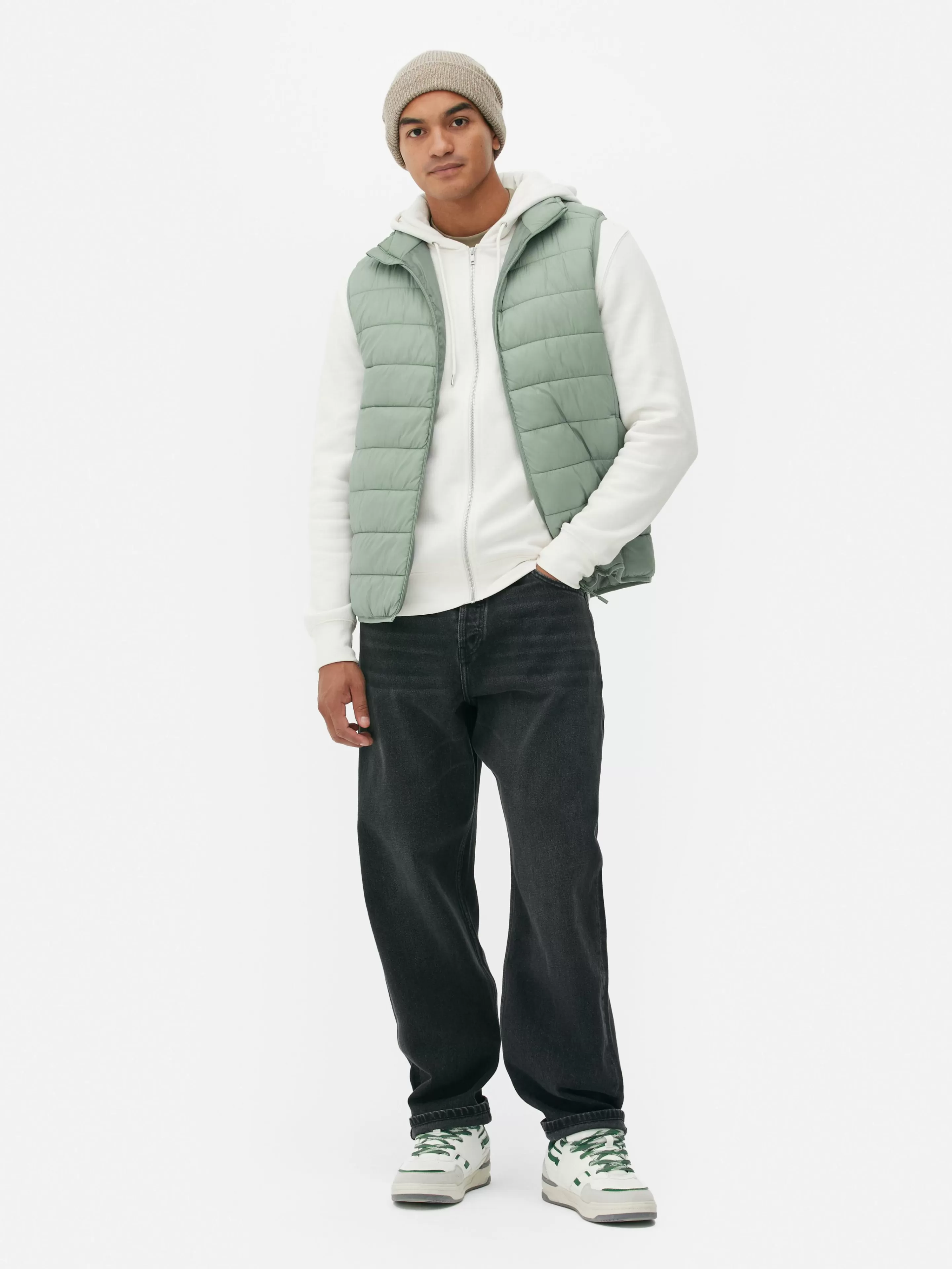 Veste Rembourrée Et Zippée Sans Manches-Primark Clearance