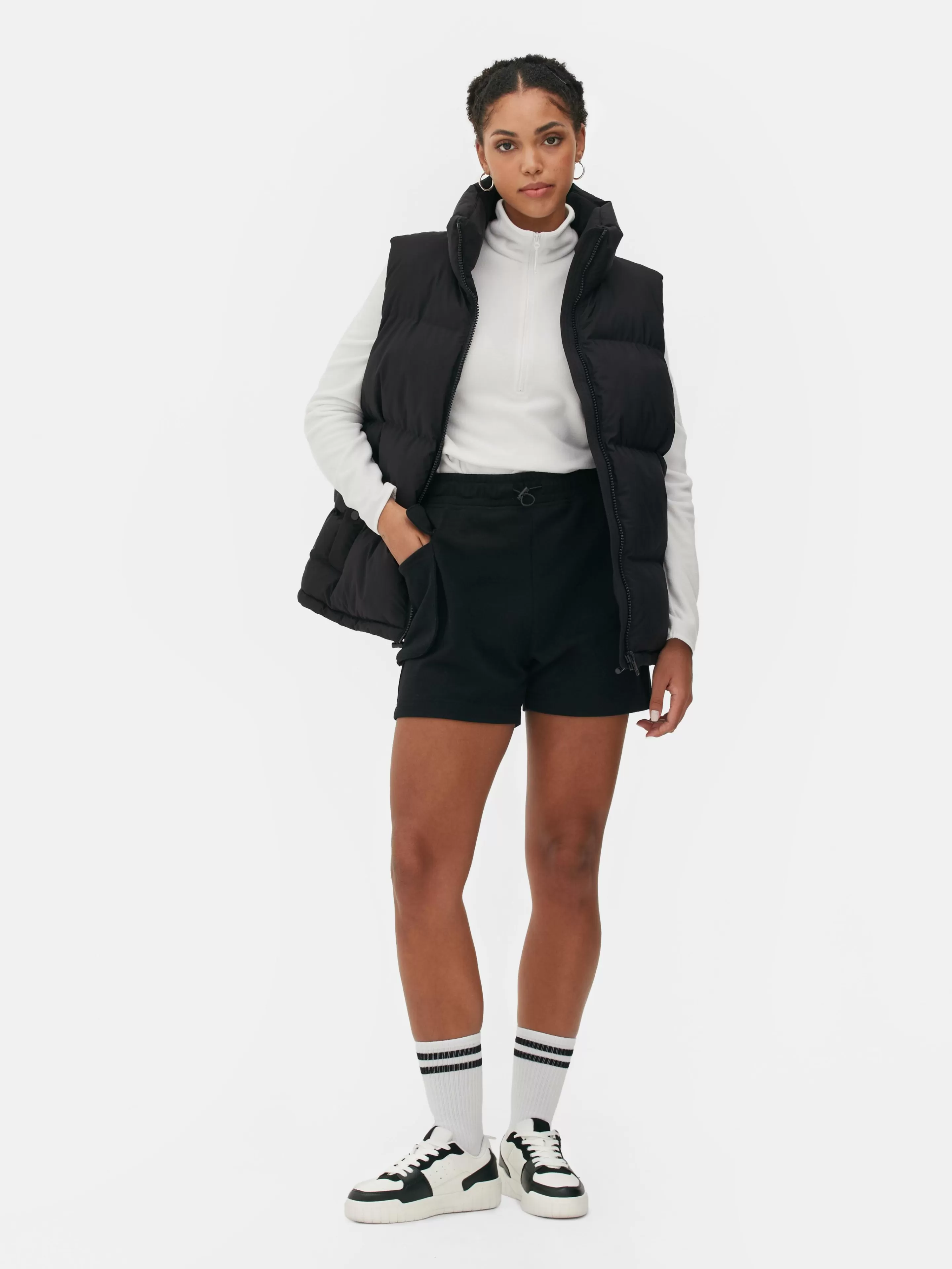 Veste Sans Manche Matelassée à Col Cheminée-Primark Hot
