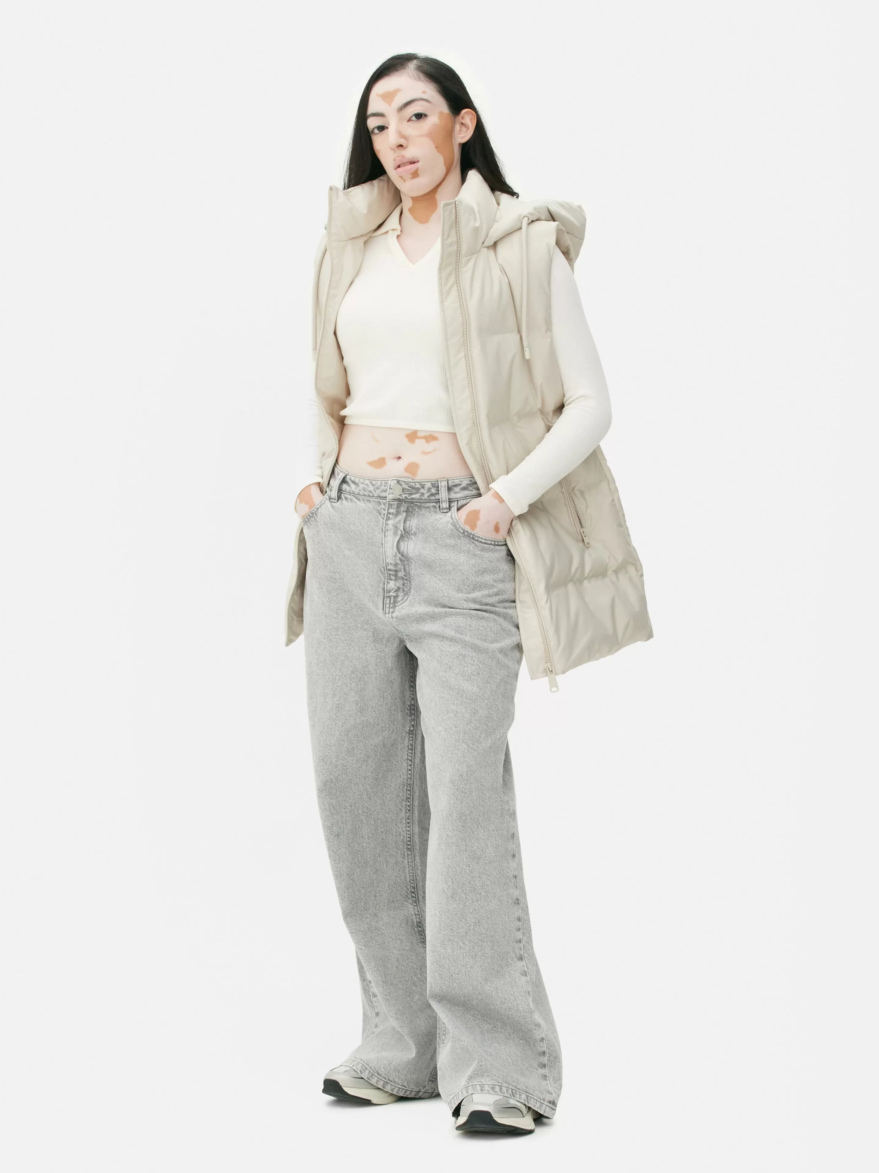 Veste Sans Manches Matelassée à Capuche-Primark Outlet